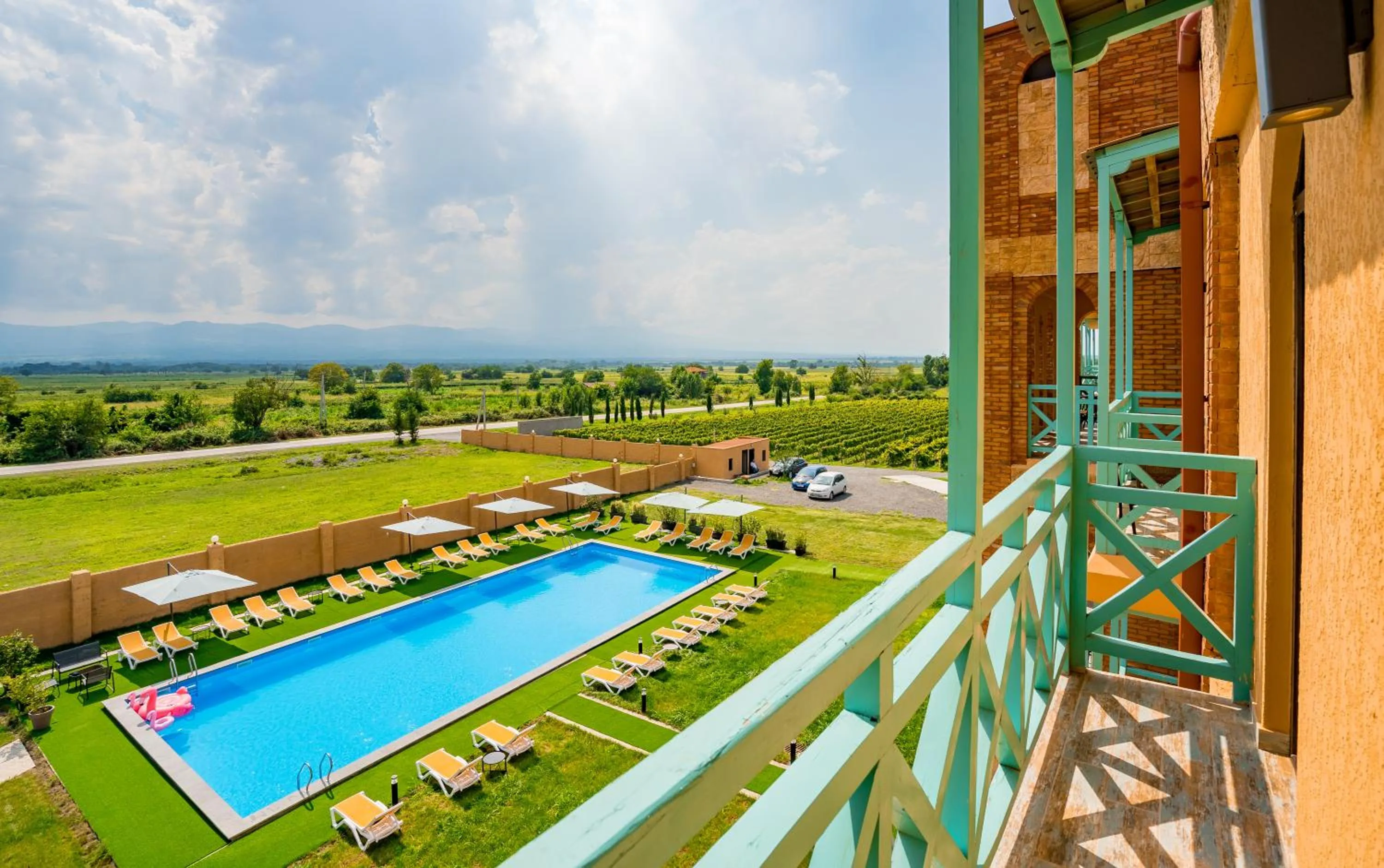 Natural landscape in Burki Castle & Cellar
