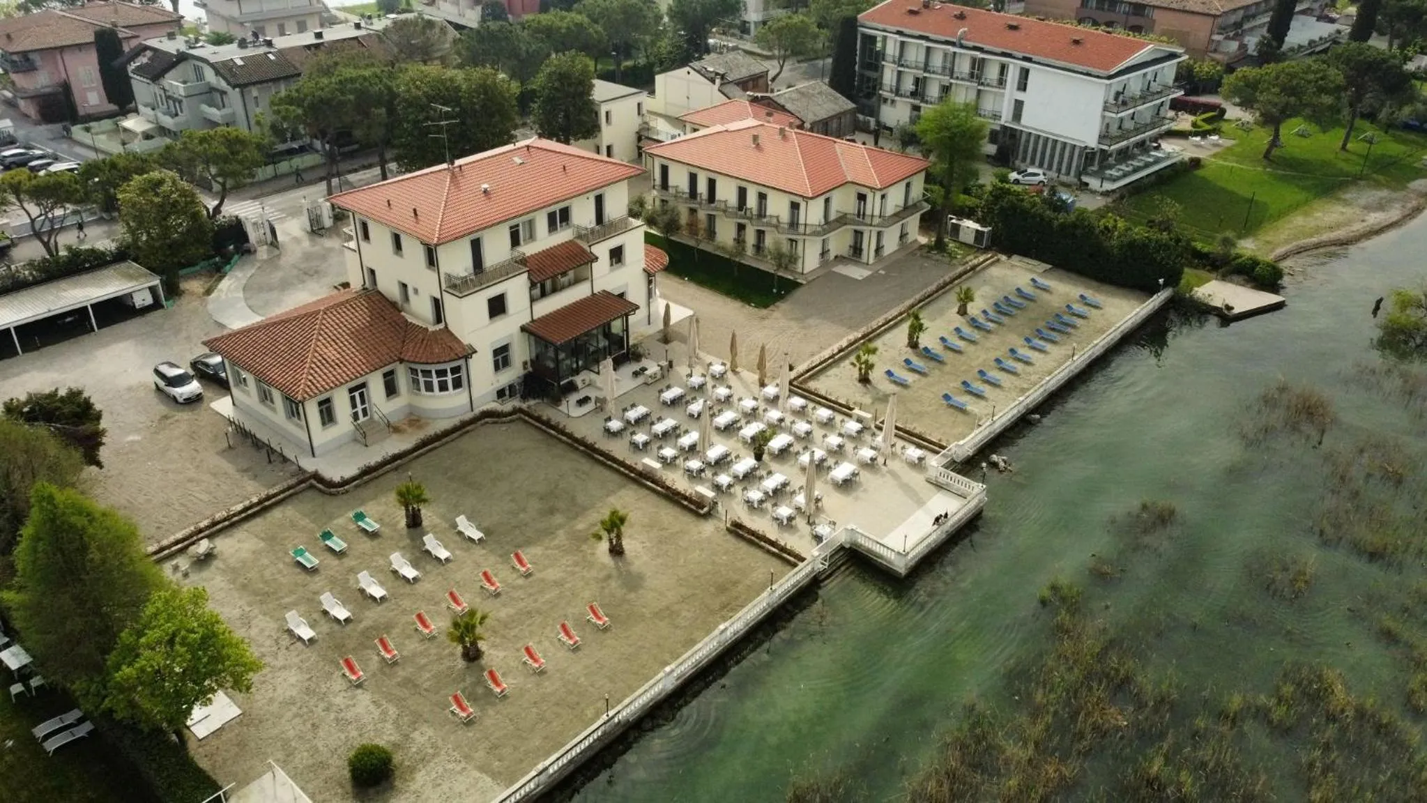 Bird's eye view in Hotel Villa Trieste
