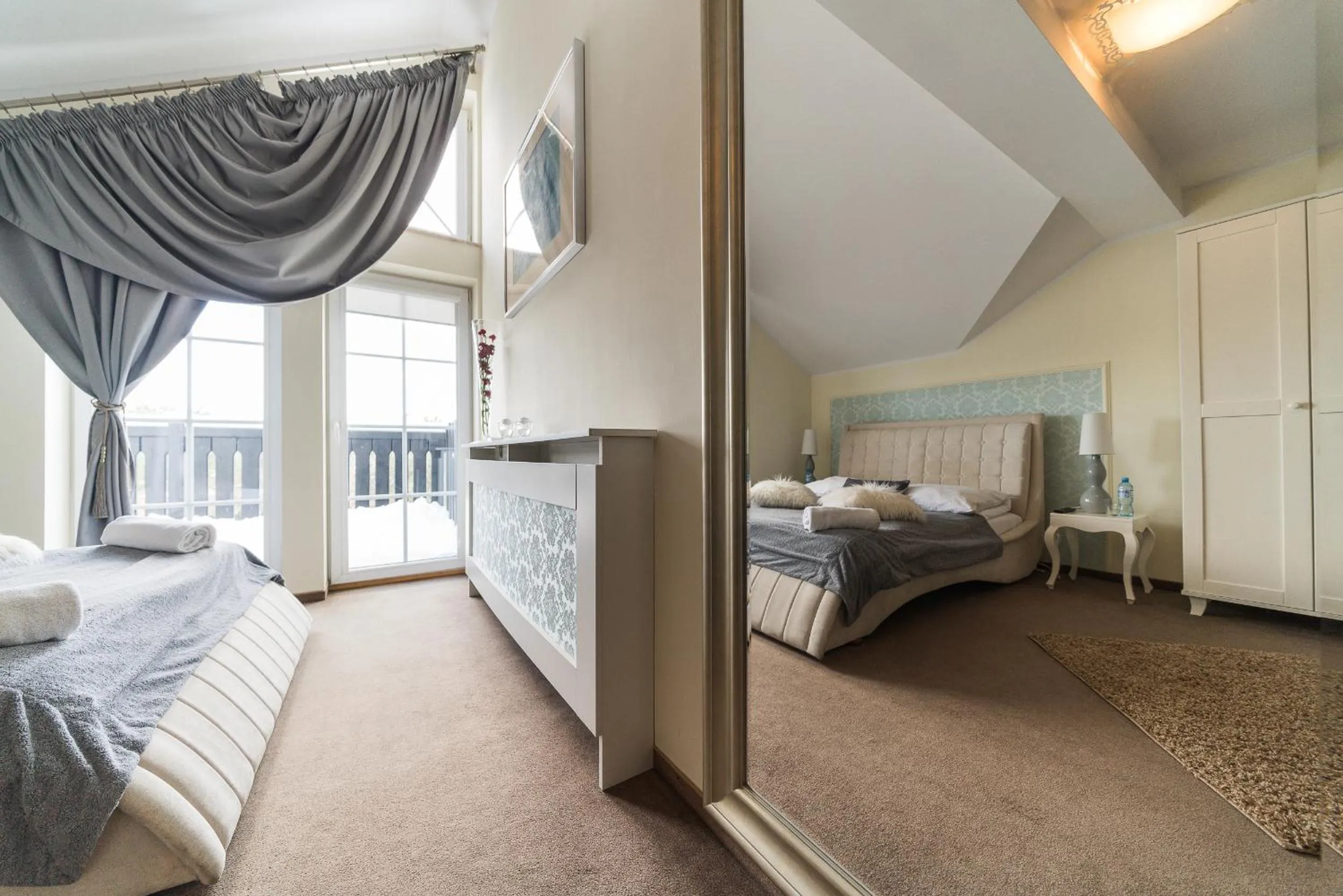 Photo of the whole room, Bed in Dworek Rajska Góra