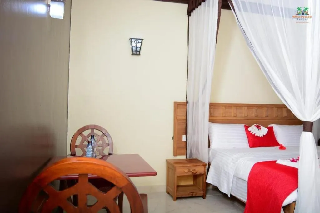 Bed in White Peacock Resort Mtwapa