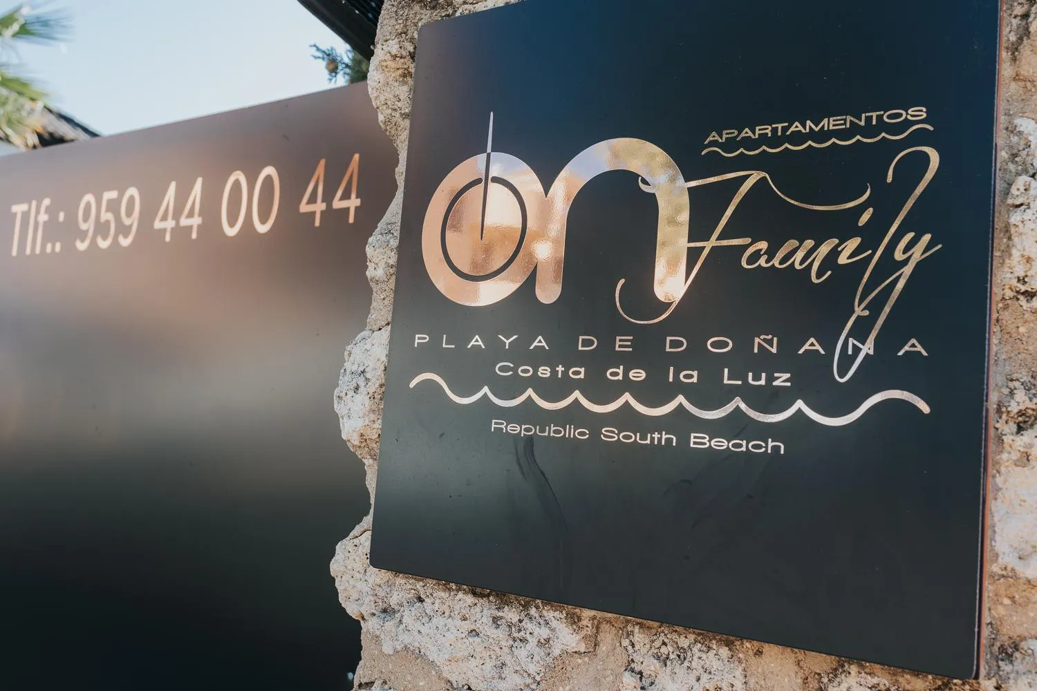 Logo/Certificate/Sign in ON Family Playa de Doñana