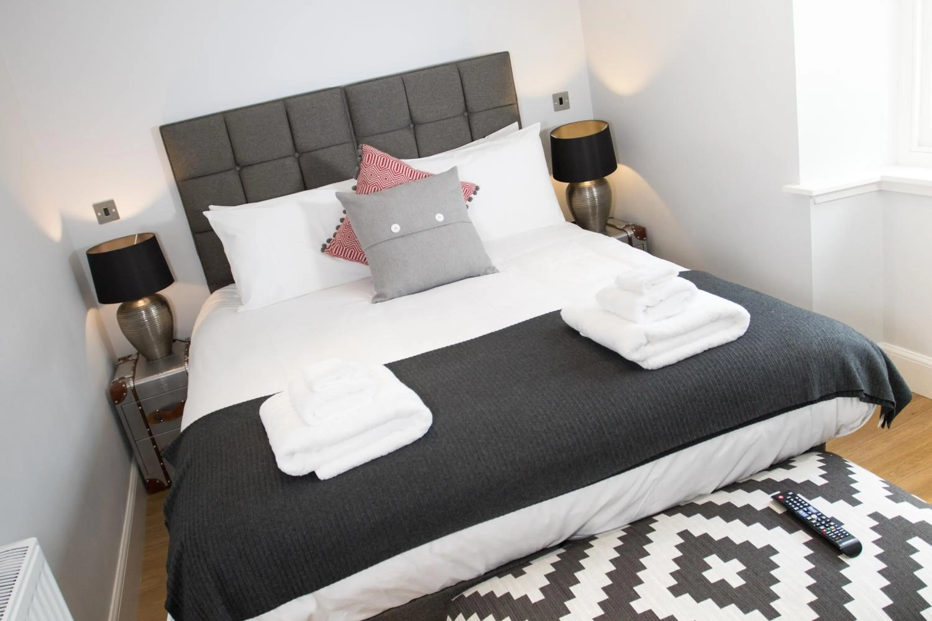 Bed in The Glenmoriston Townhouse Hotel