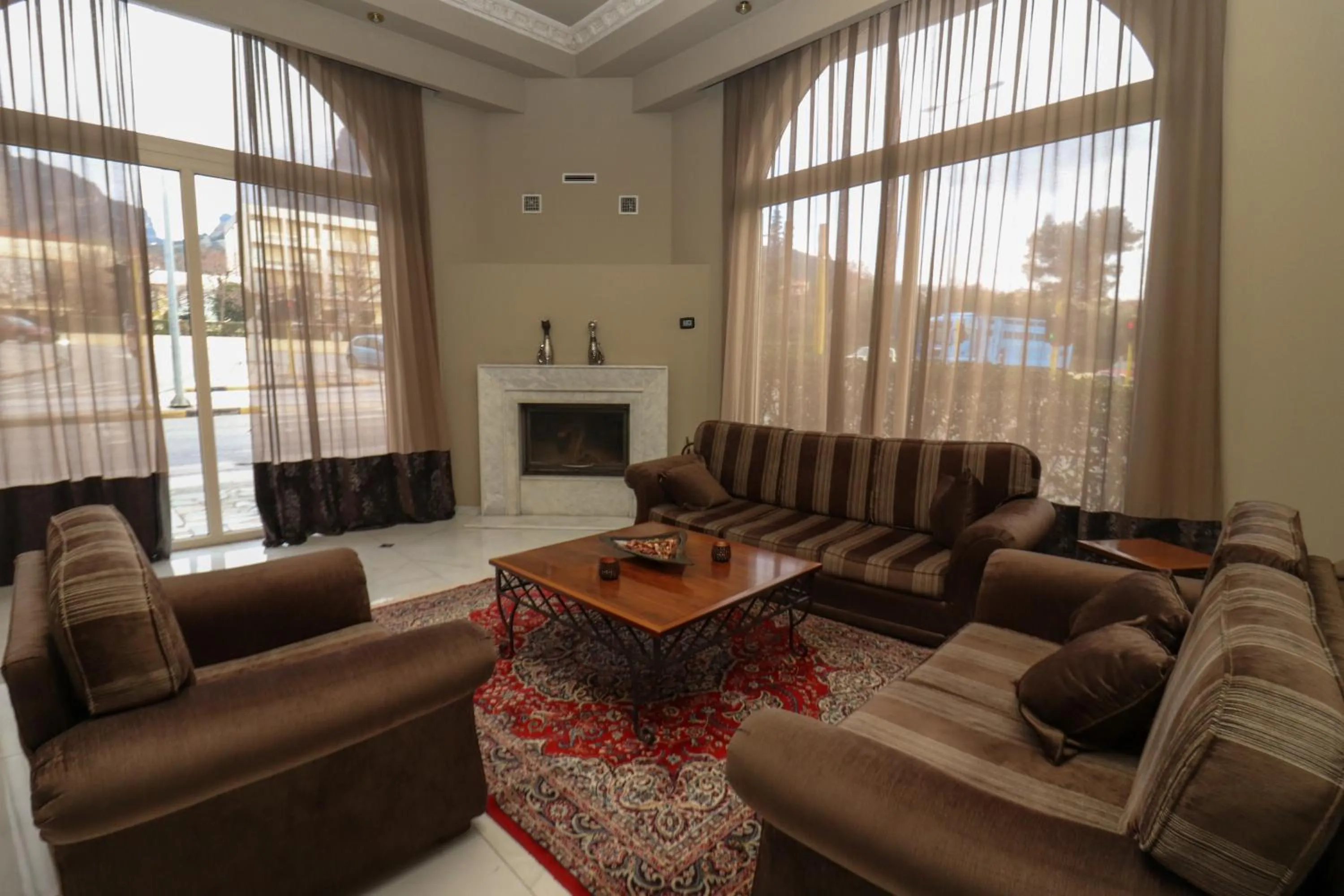 Lounge or bar in Hotel Orfeas