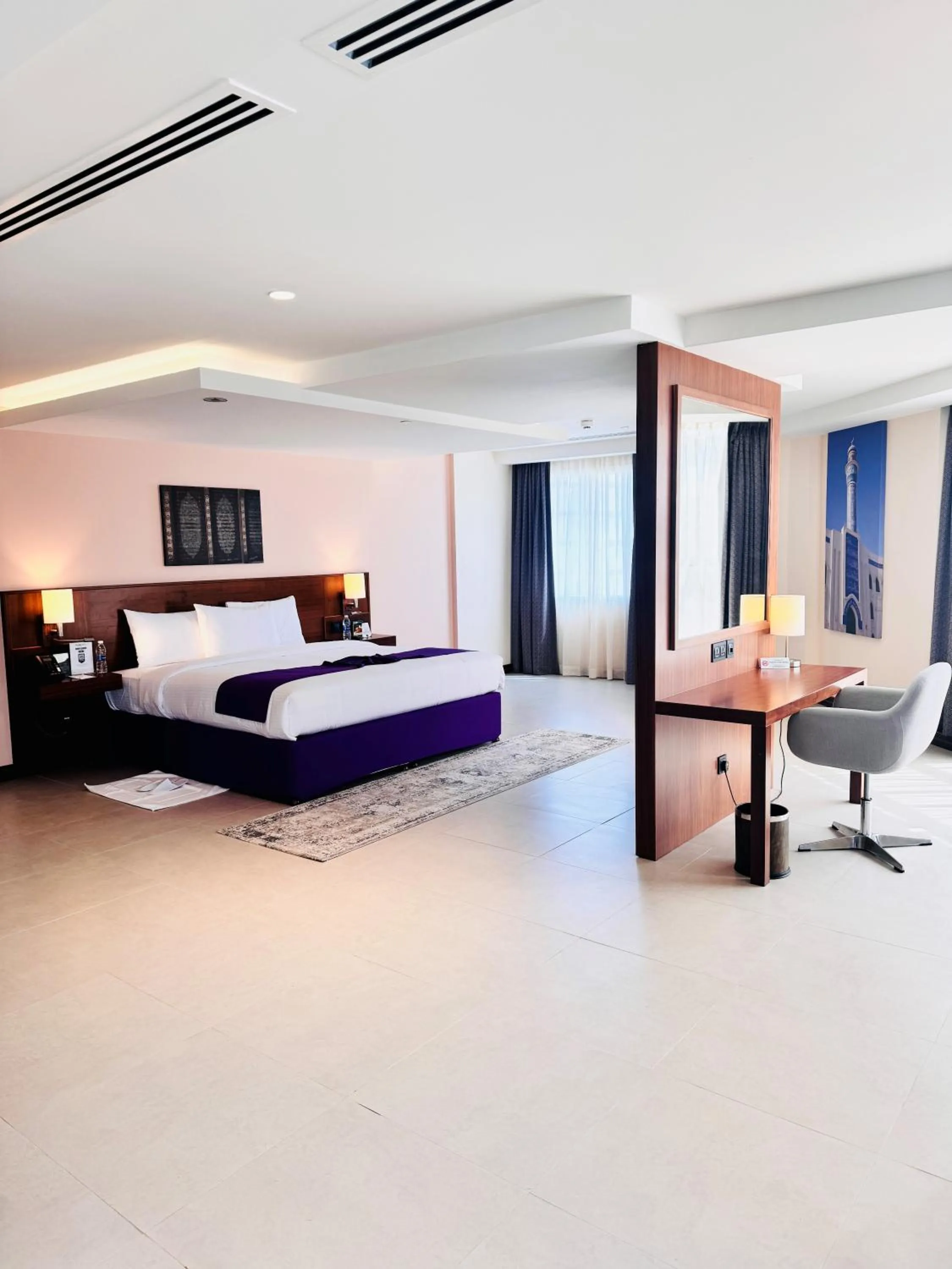 Bed in Kyriad Hotel Salalah