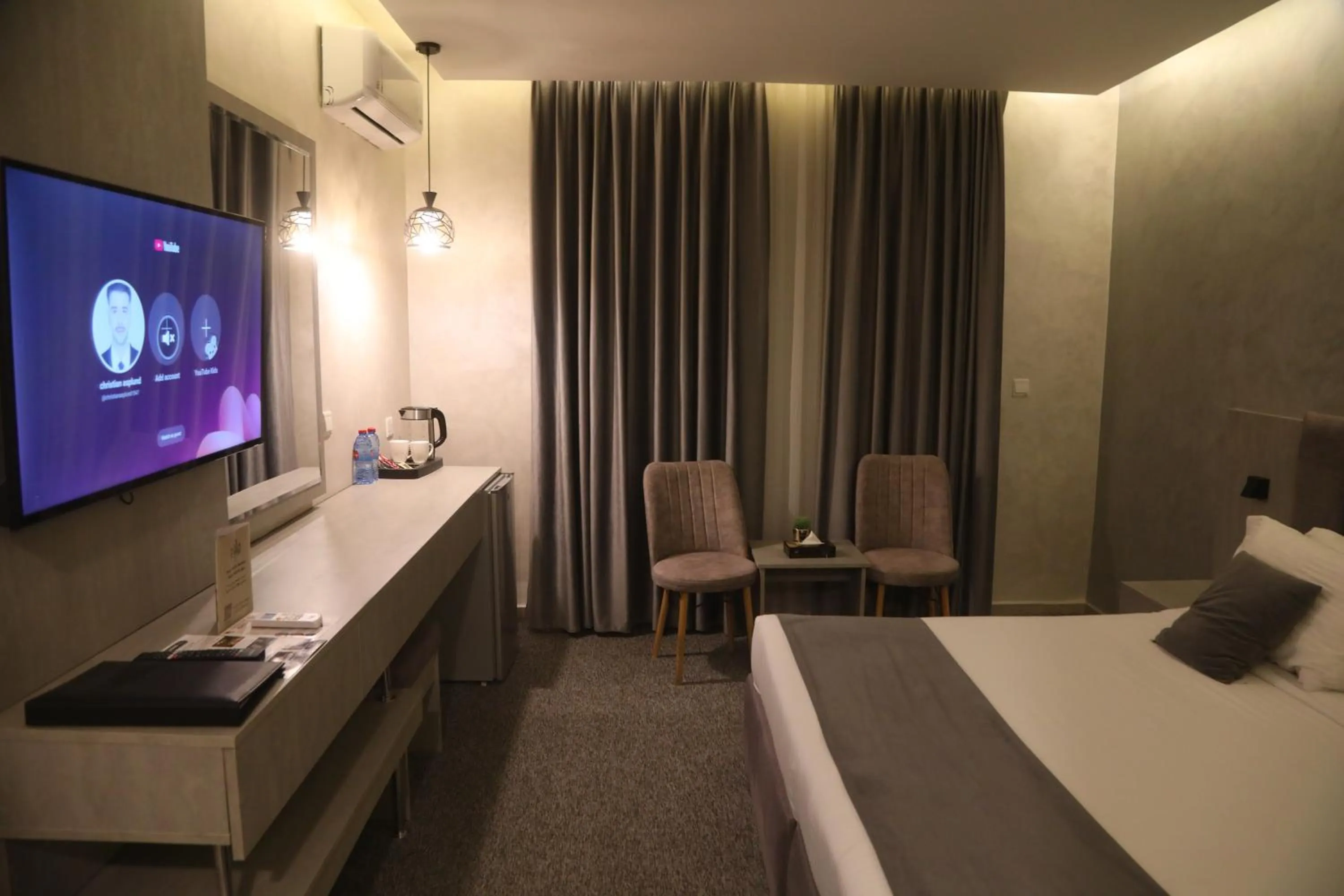 Bed in Kaya Hotel Amman