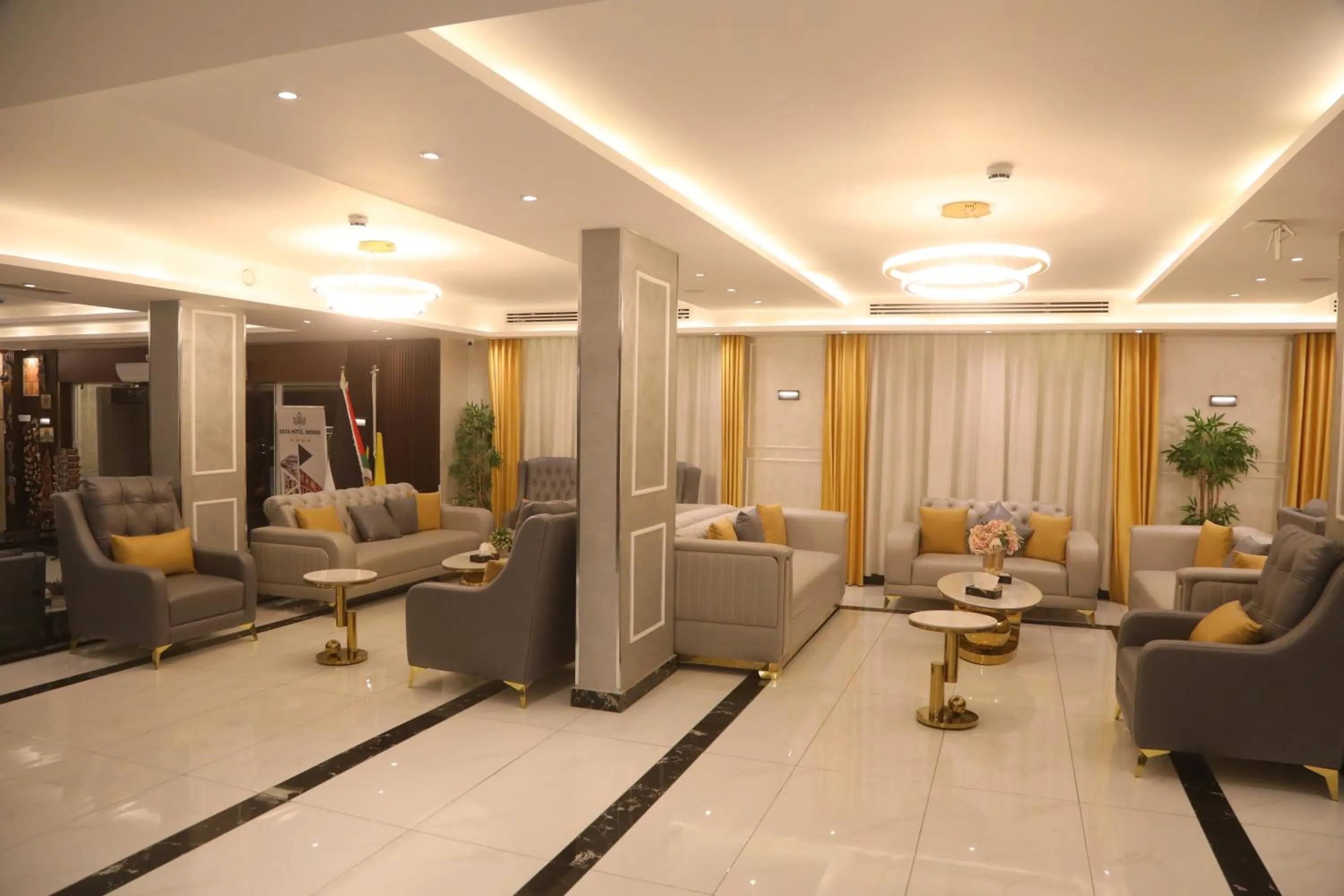 Lobby or reception in Kaya Hotel Amman