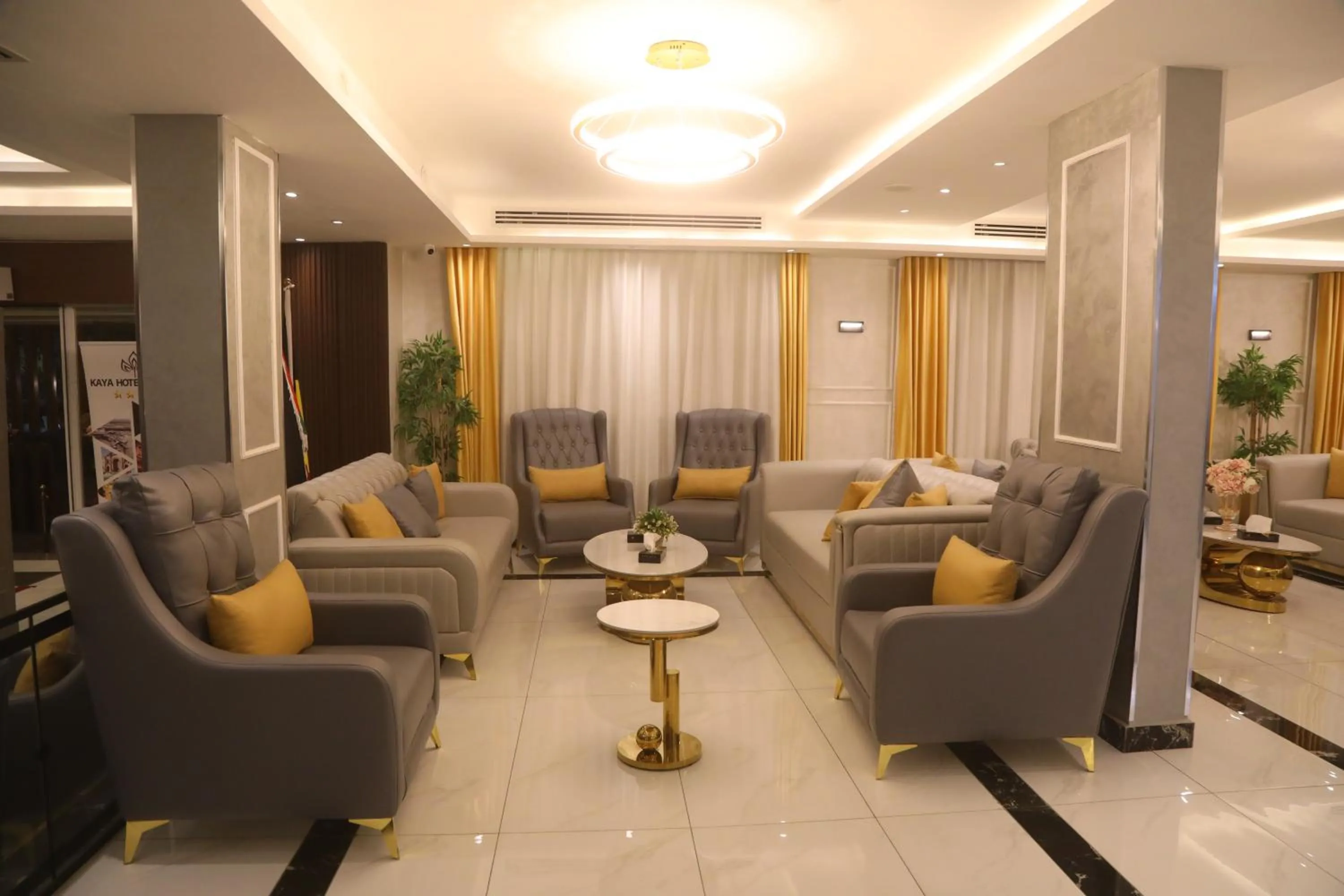 Lobby or reception in Kaya Hotel Amman