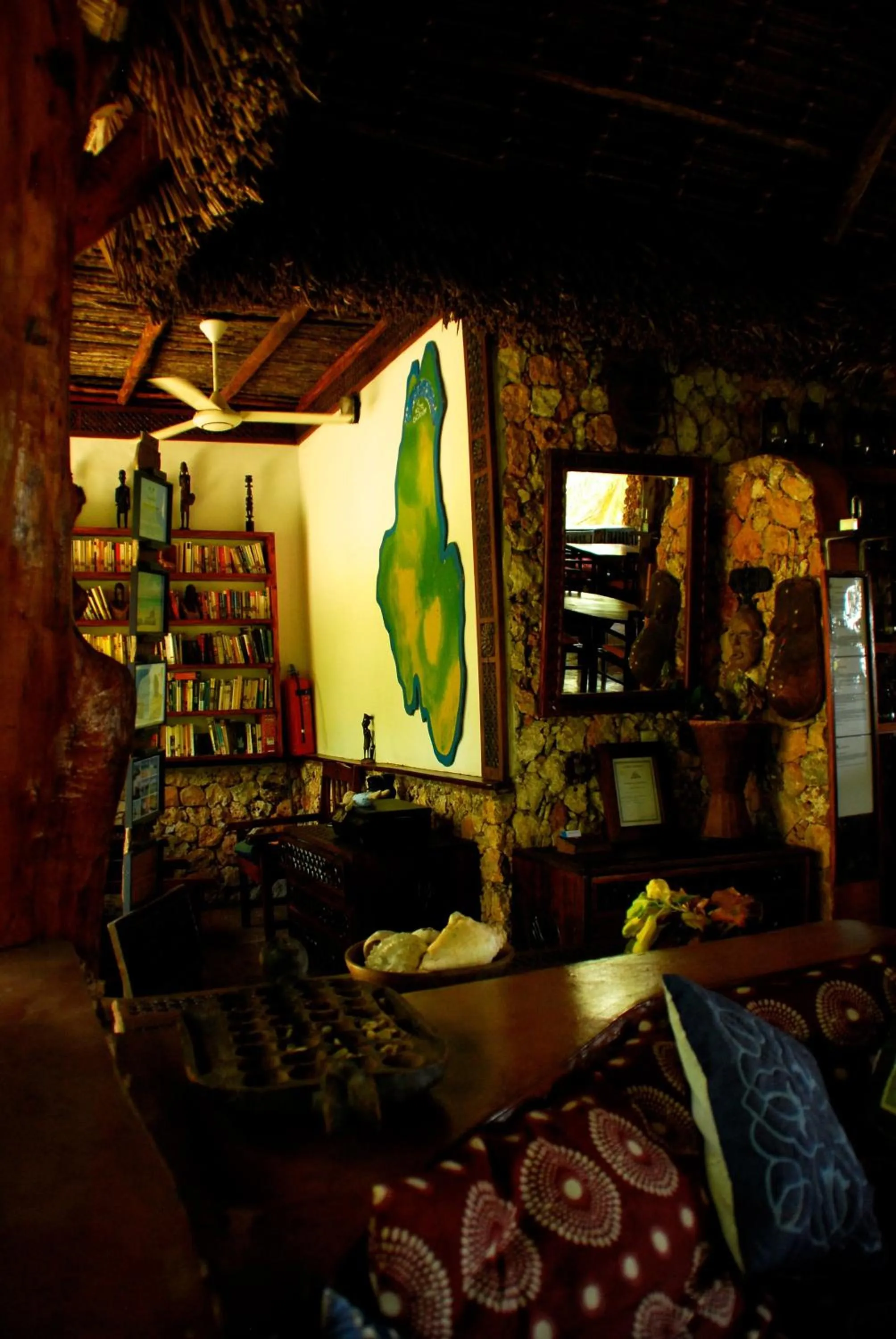 Library in Mangrove Lodge