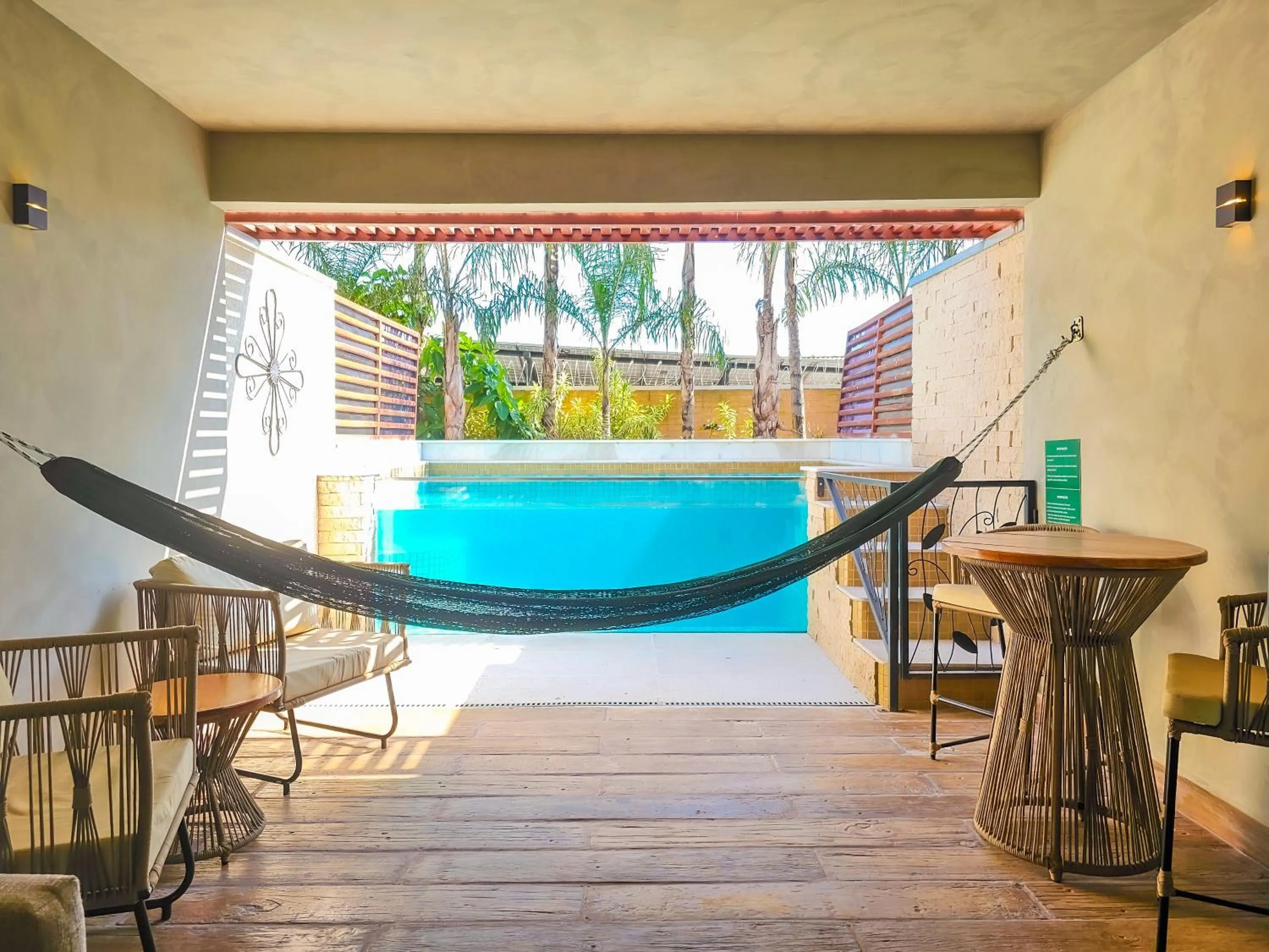 Pool view in Arte da Natureza Hotel Bonito