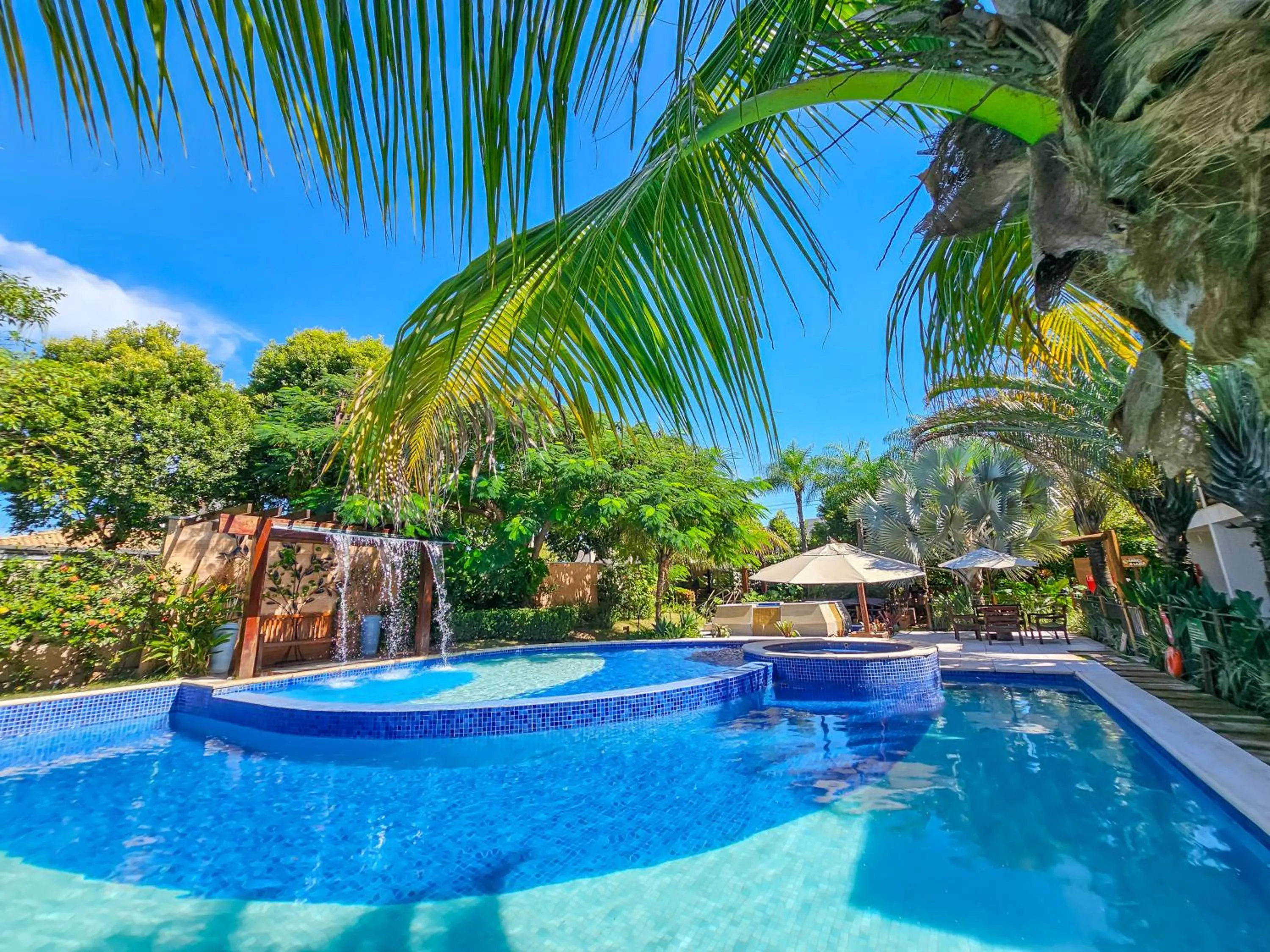 Pool view in Arte da Natureza Hotel Bonito