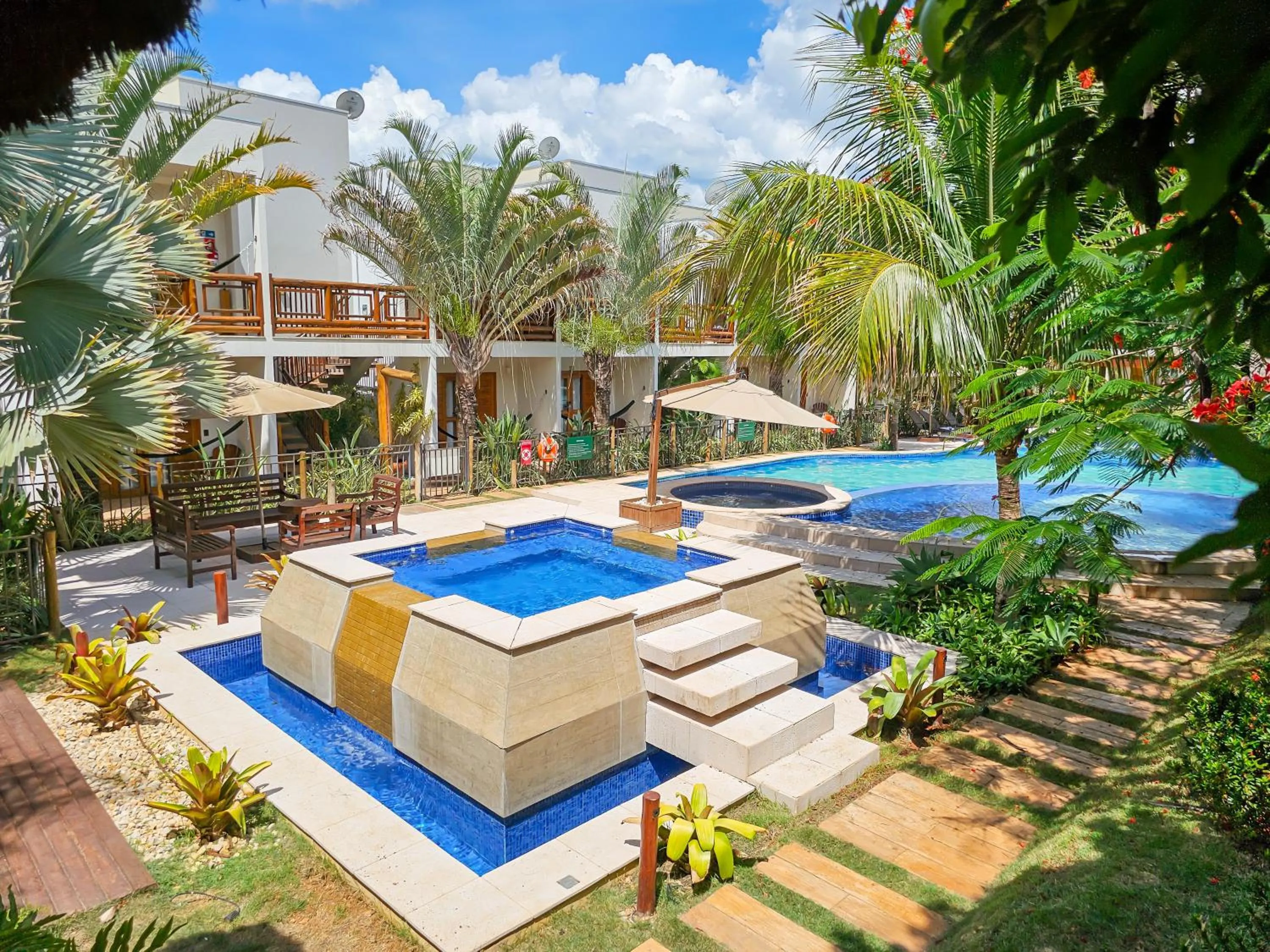 Pool view in Arte da Natureza Hotel Bonito