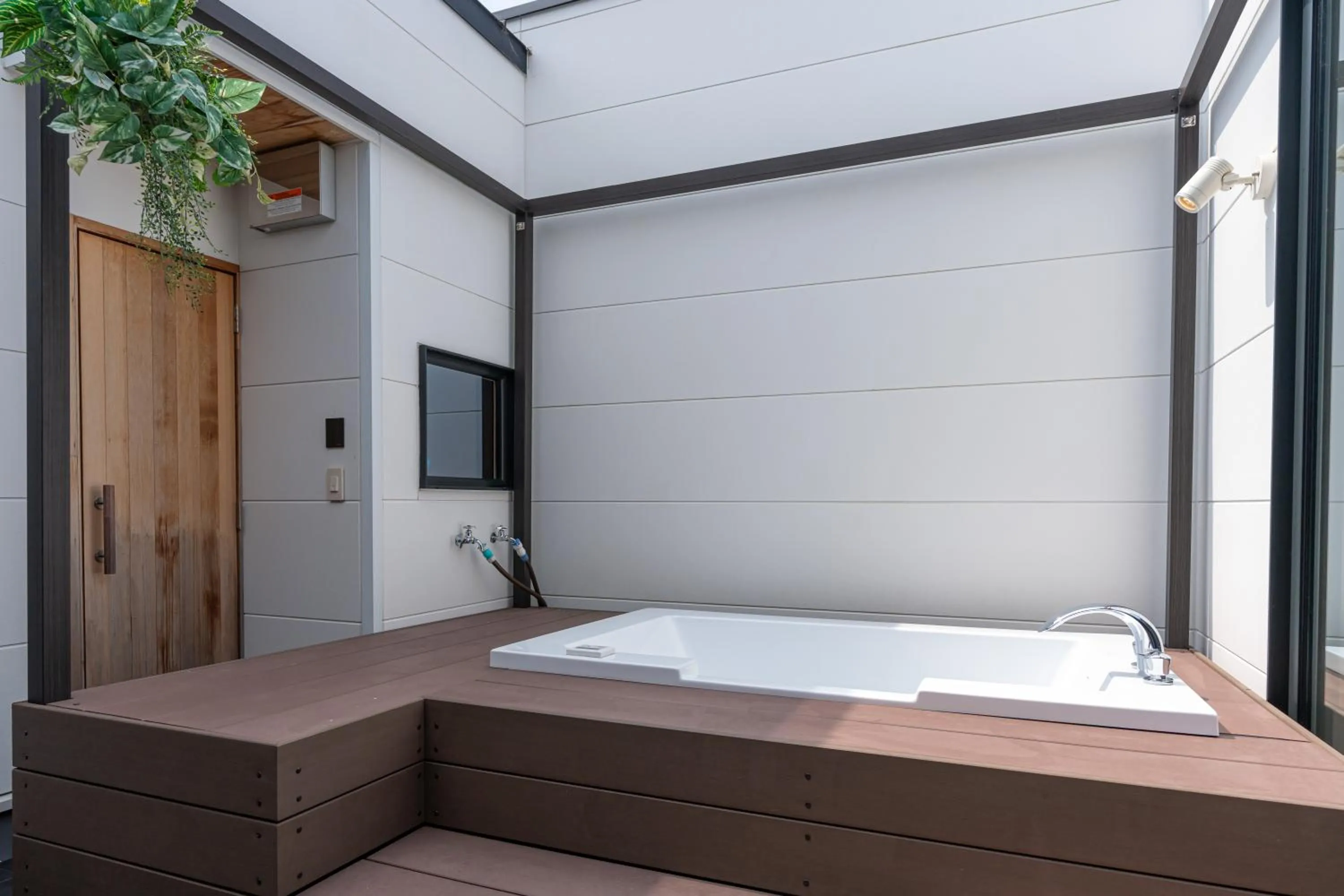 Hot Tub, Bed in villa vacances hamanako