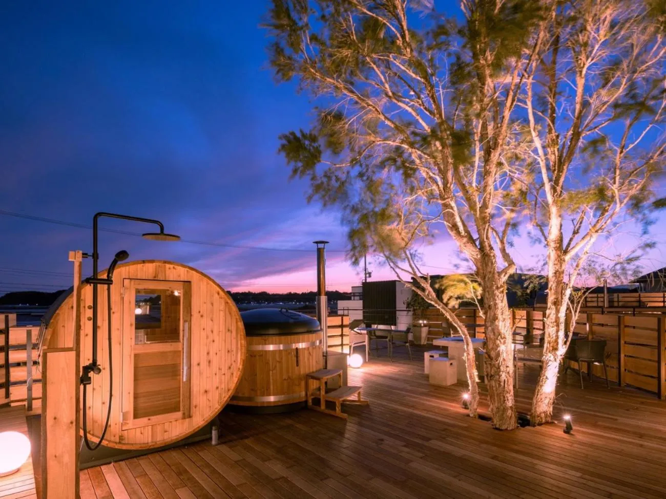 Sauna in villa vacances hamanako