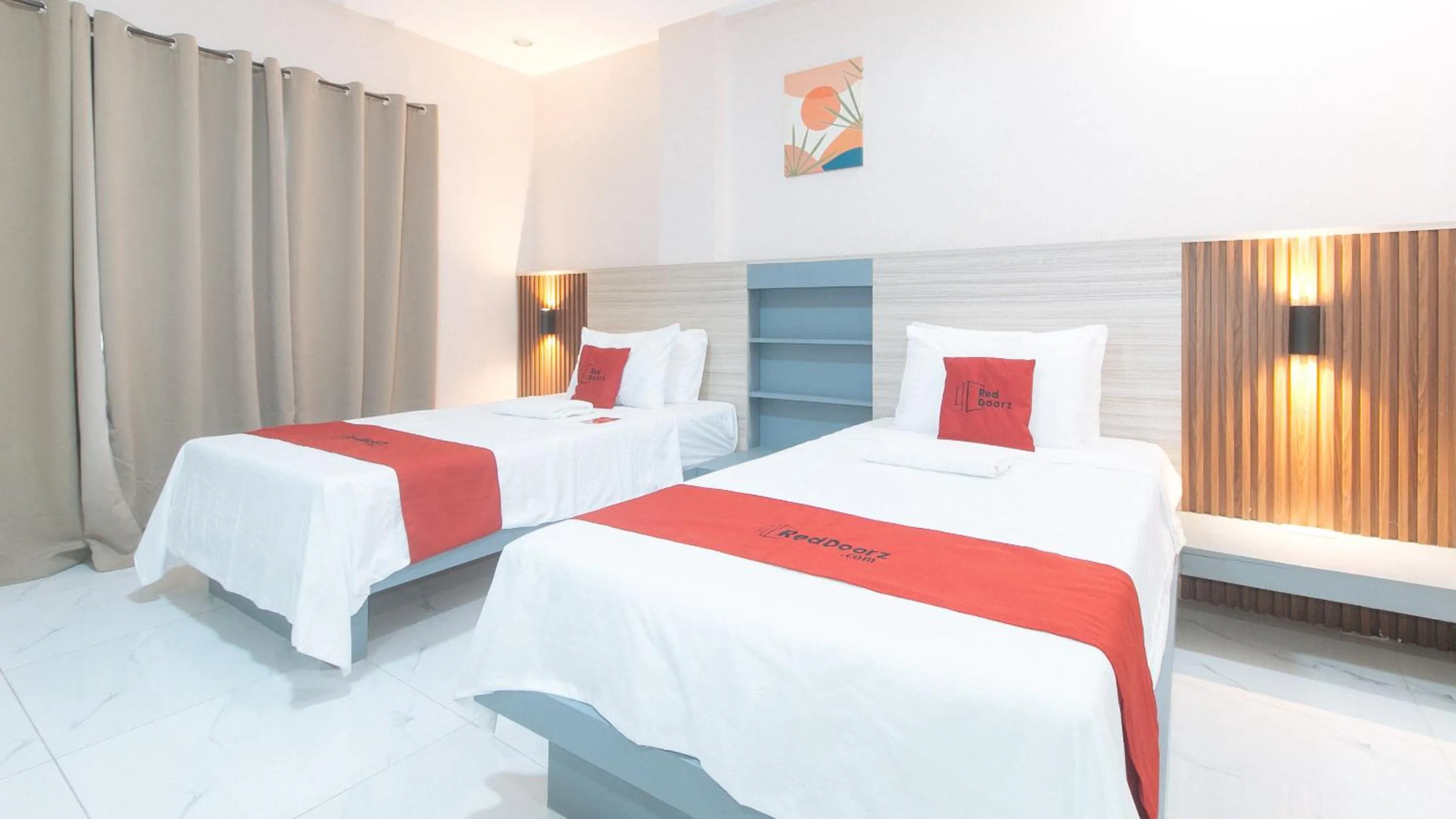 Bed in RedDoorz at Happy Stay Apartelle