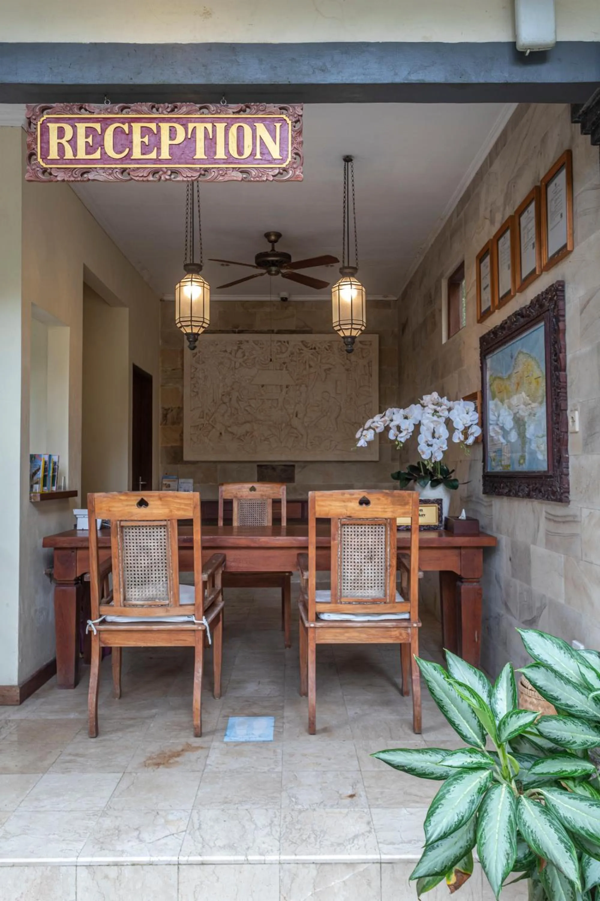 Lobby or reception in Nusa Indah Candidasa