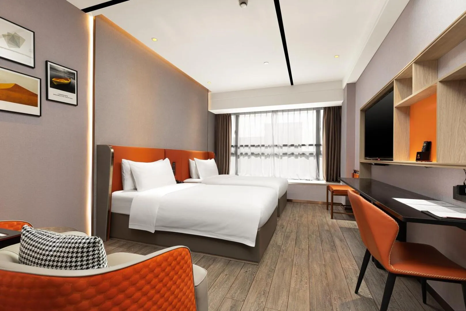 Bed in Guangzhou Yunjia Hotel - Airport Terminal 2