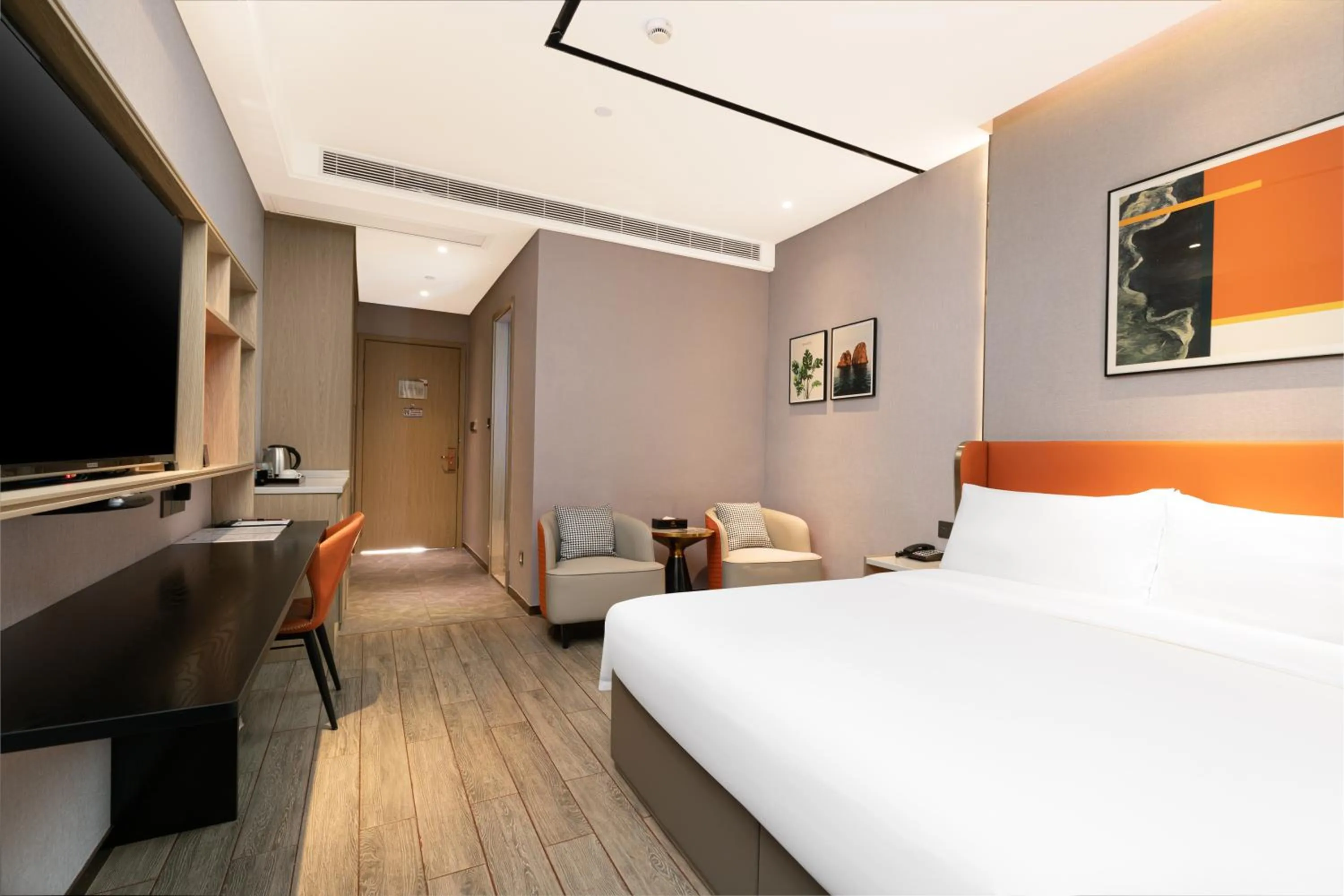 Bed in Guangzhou Yunjia Hotel - Airport Terminal 2