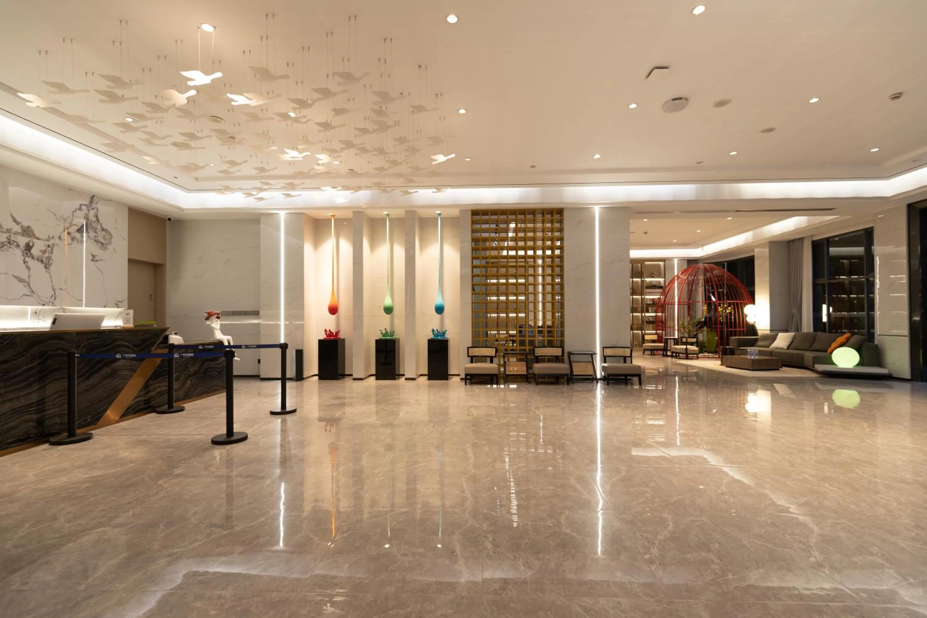 Lobby or reception in Guangzhou Yunjia Hotel - Airport Terminal 2