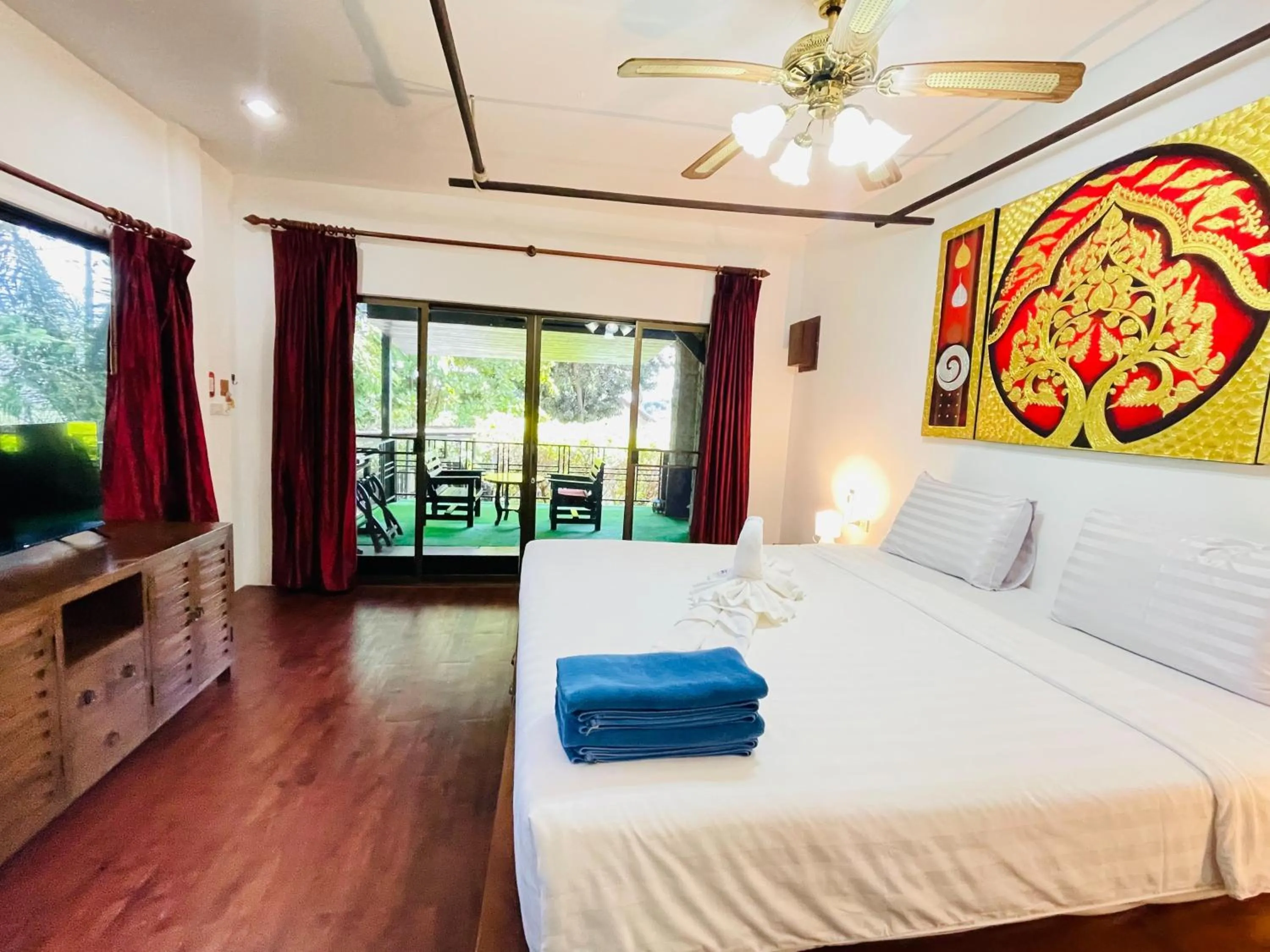 Bed in Boomerang Village Resort Kata