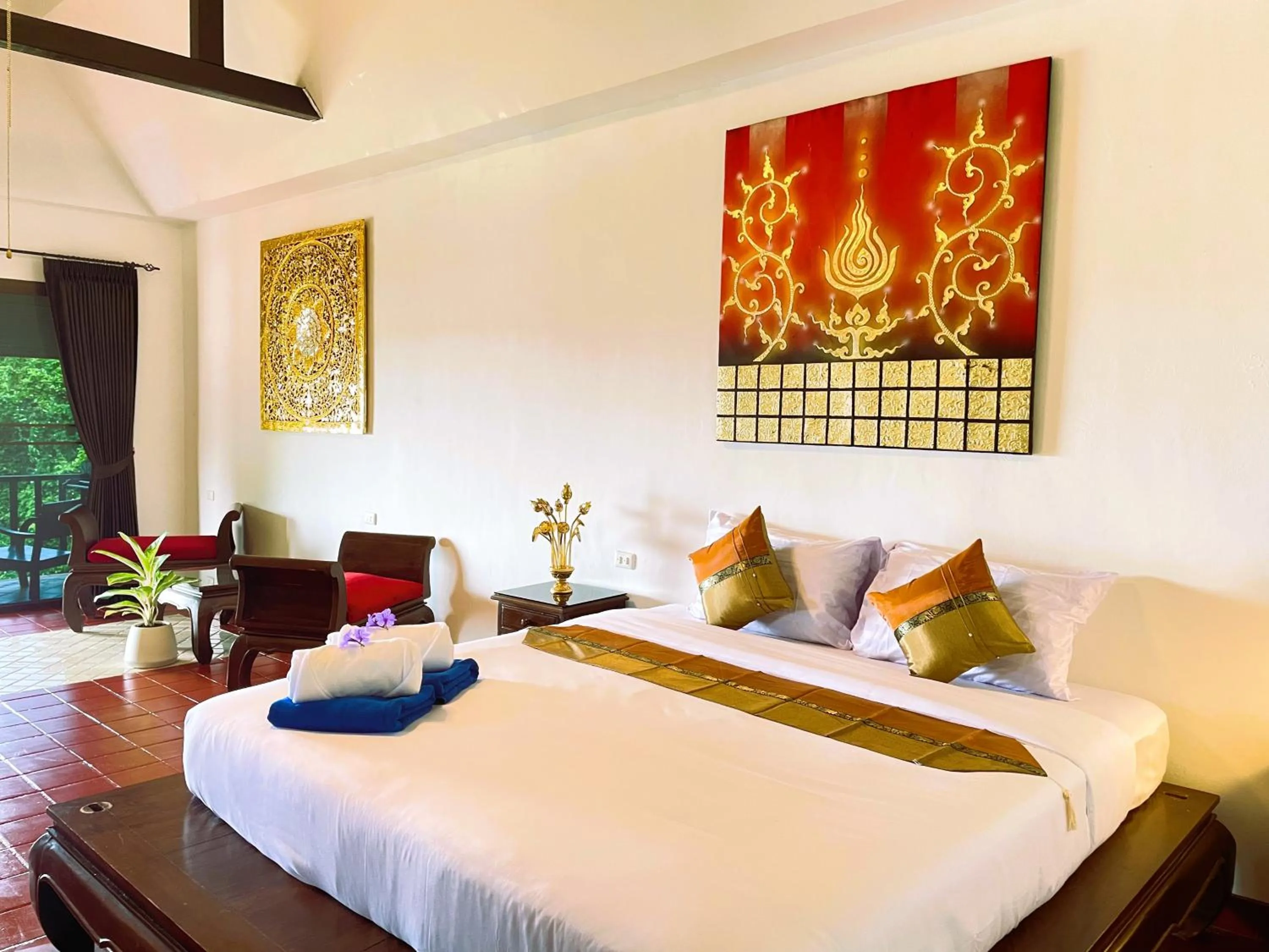 Bed in Boomerang Village Resort Kata