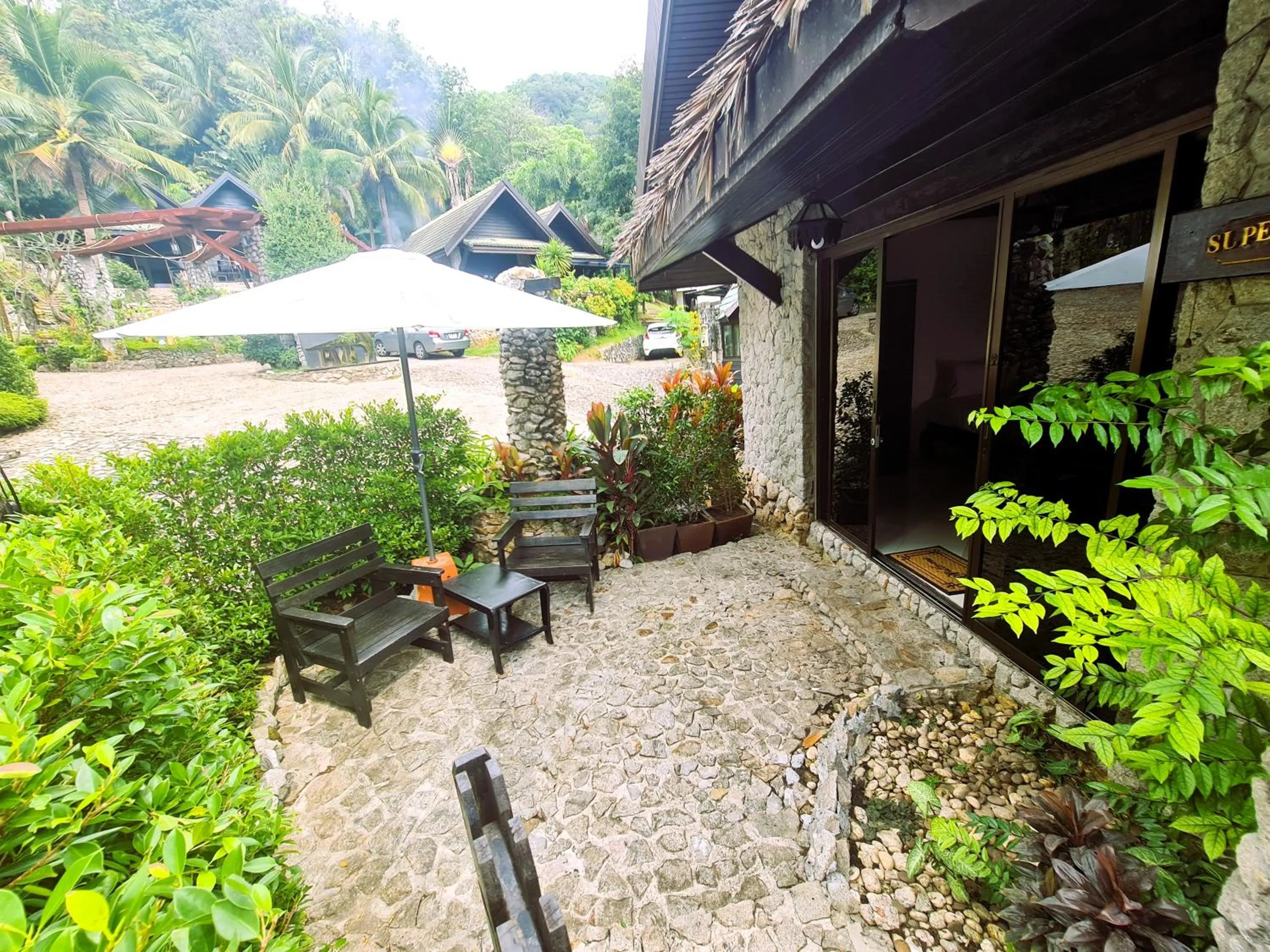 Patio in Boomerang Village Resort Kata