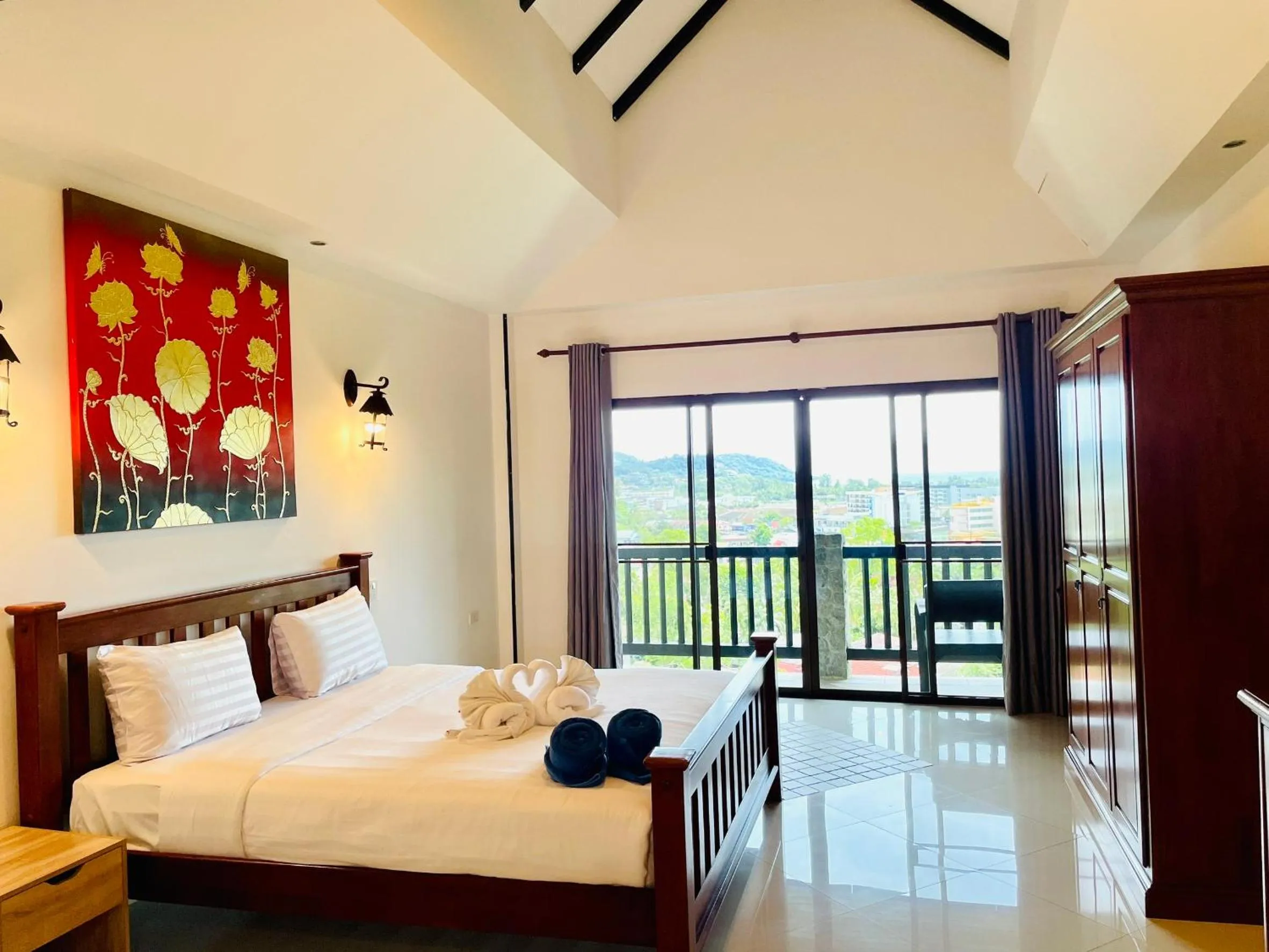 Bed in Boomerang Village Resort Kata