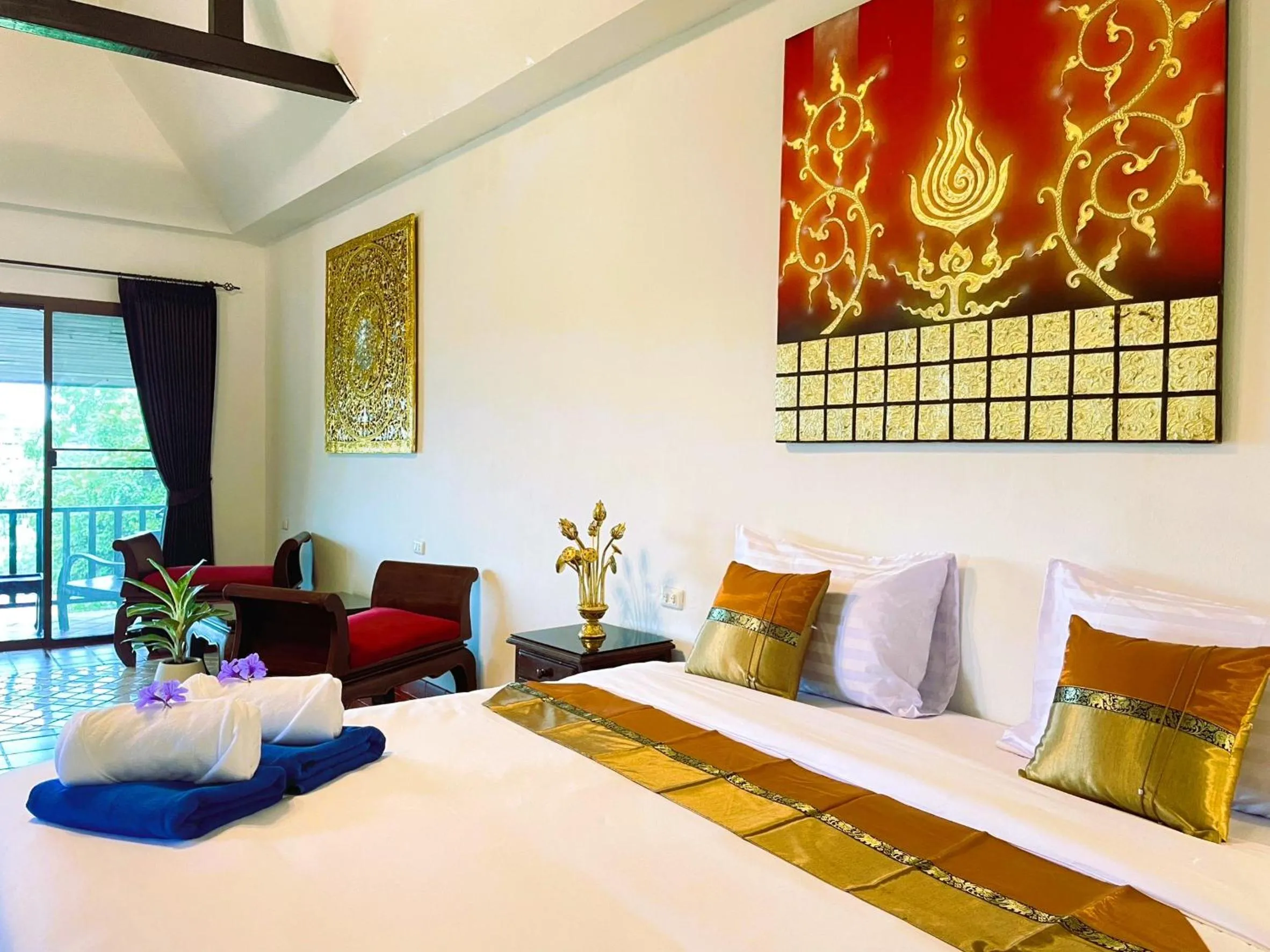 Bed in Boomerang Village Resort Kata