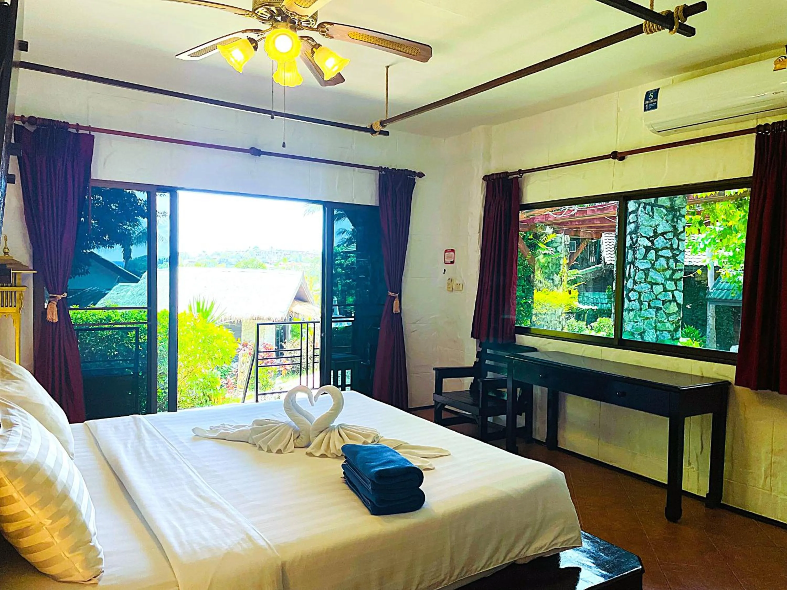 Bed in Boomerang Village Resort Kata