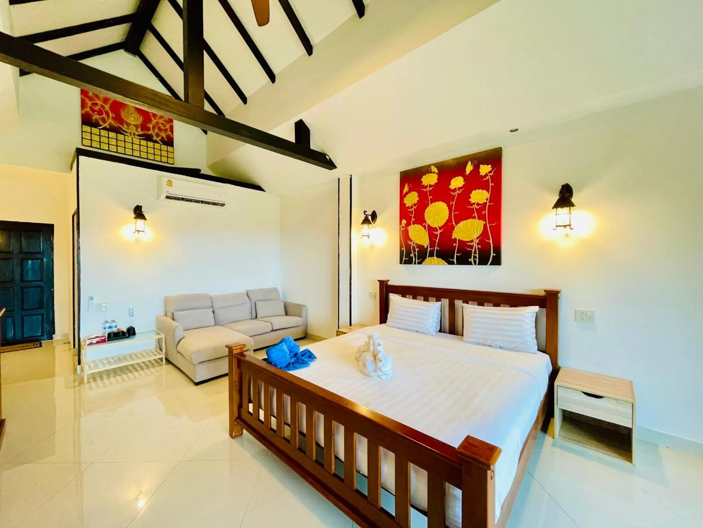 Bed in Boomerang Village Resort Kata