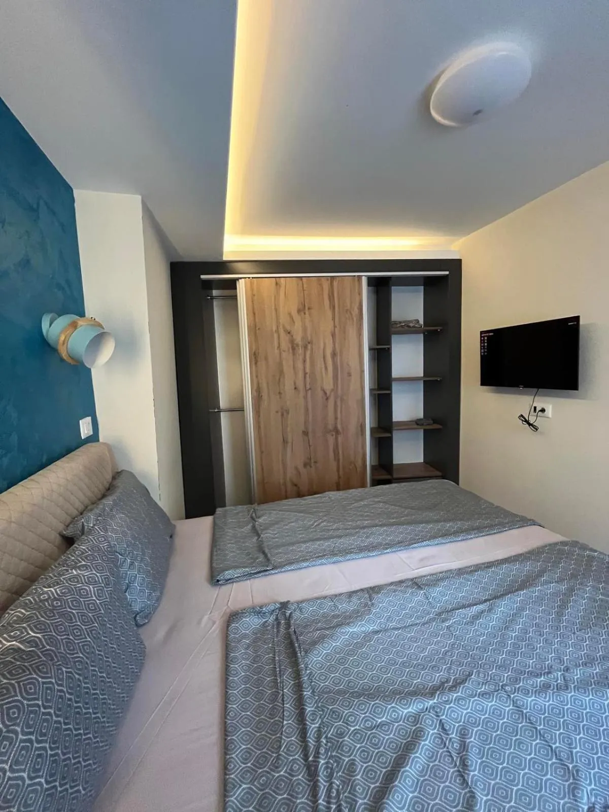 Bed in Square Vanilla Boutique Apart-Hotel