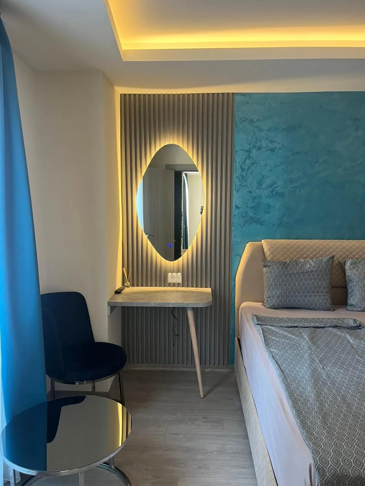 Bed in Square Vanilla Boutique Apart-Hotel