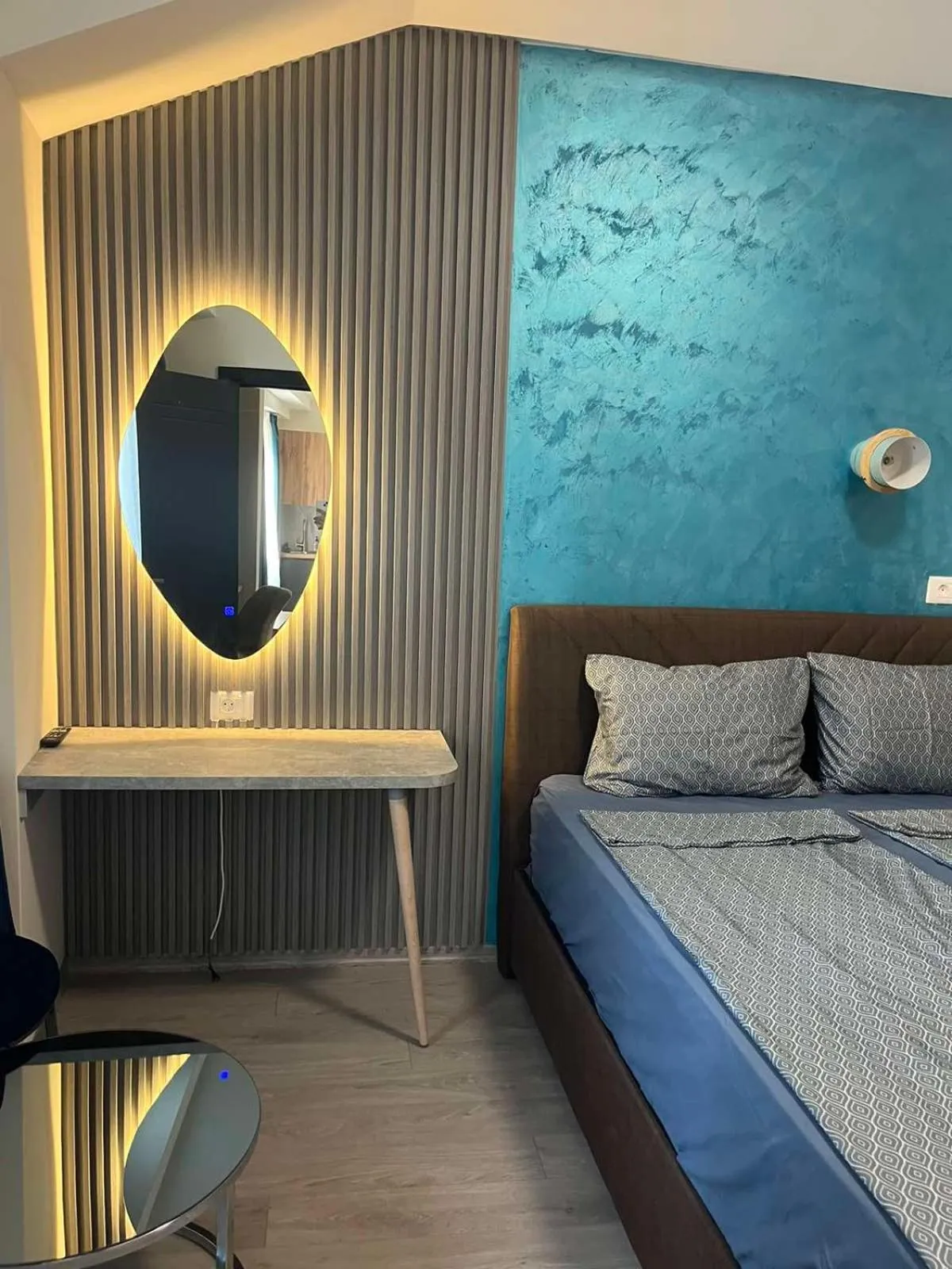 Bed in Square Vanilla Boutique Apart-Hotel