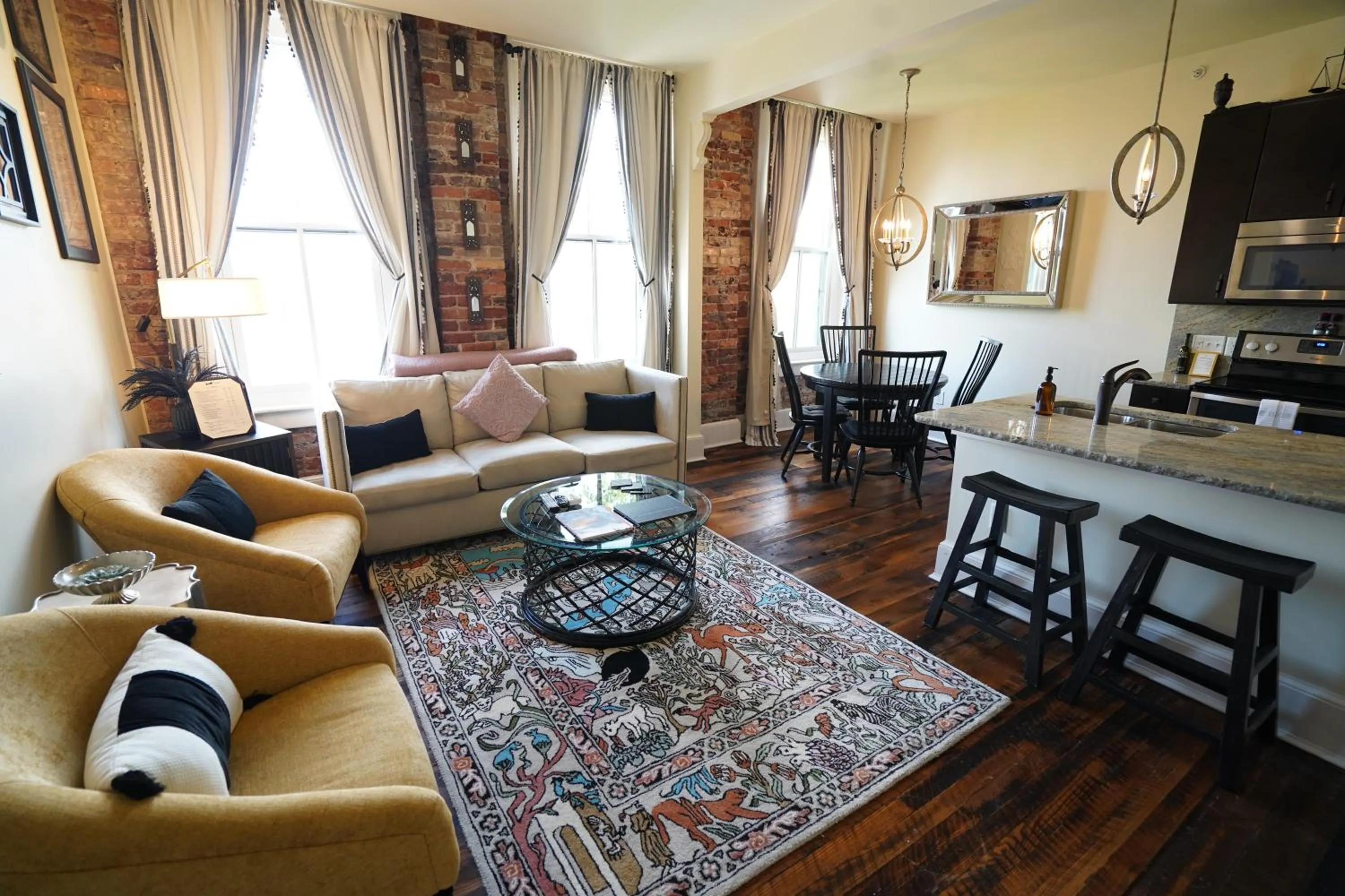 Living room in The Windsor - Asheville