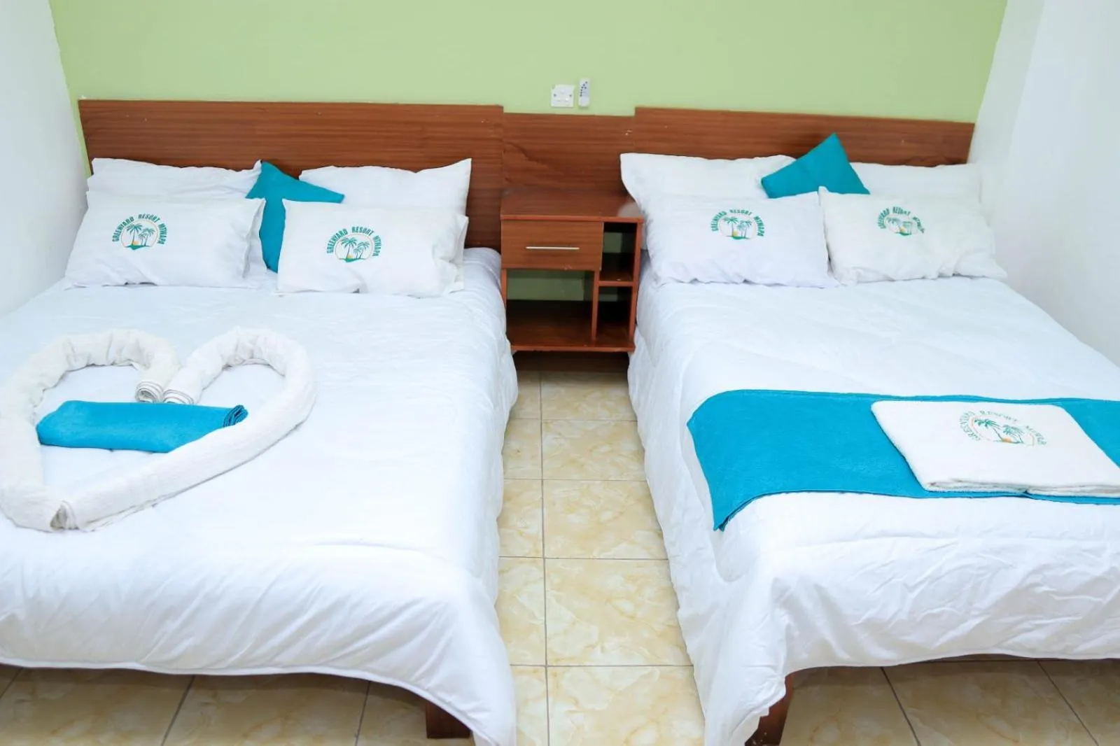 Bed in Greenyard Resort Mtwapa