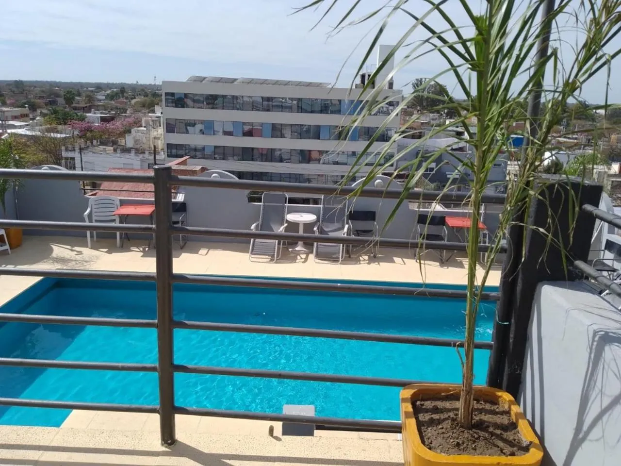 Pool view in Hotel Siglo Sexto