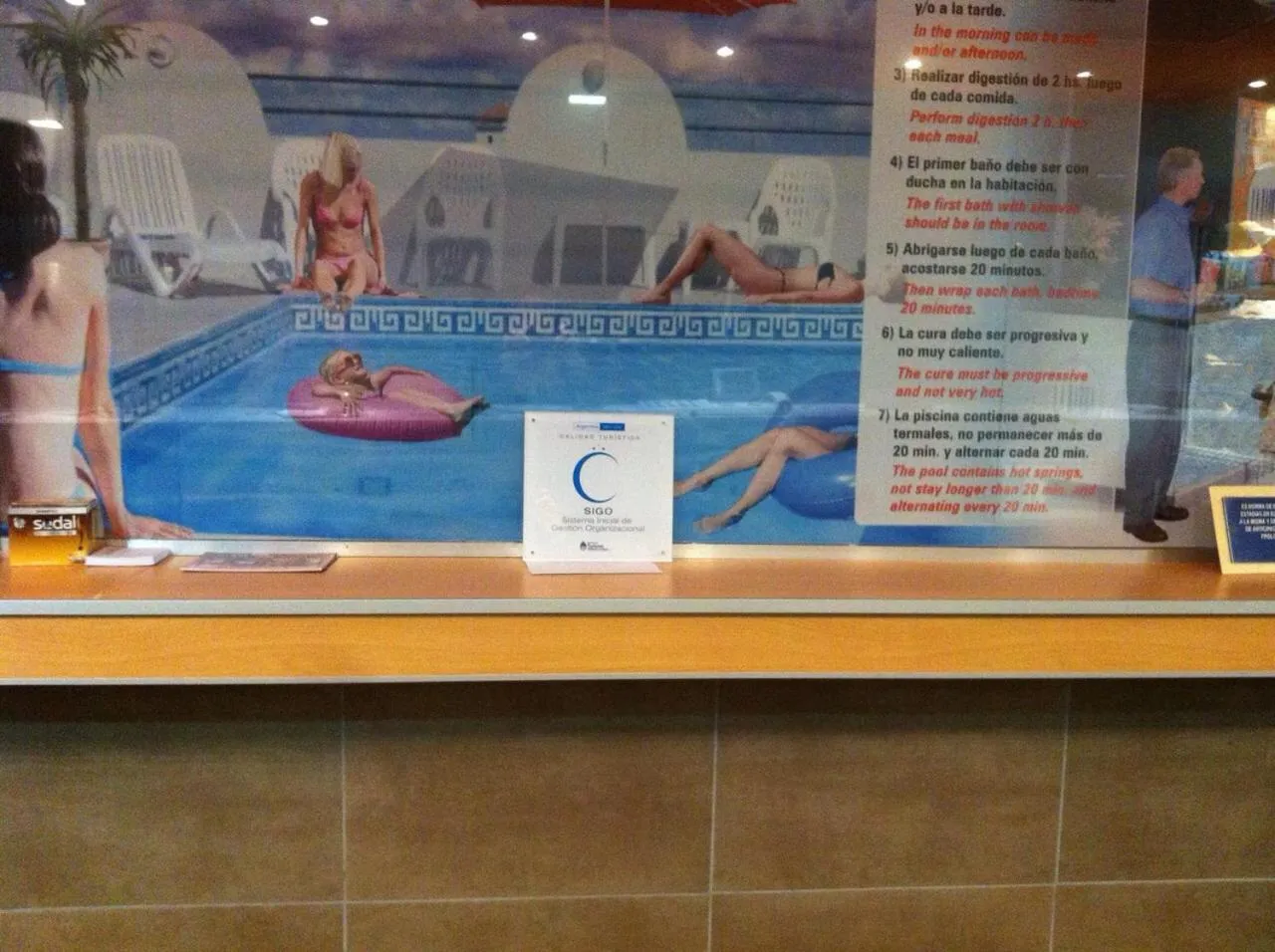 Logo/Certificate/Sign in Hotel Siglo Sexto