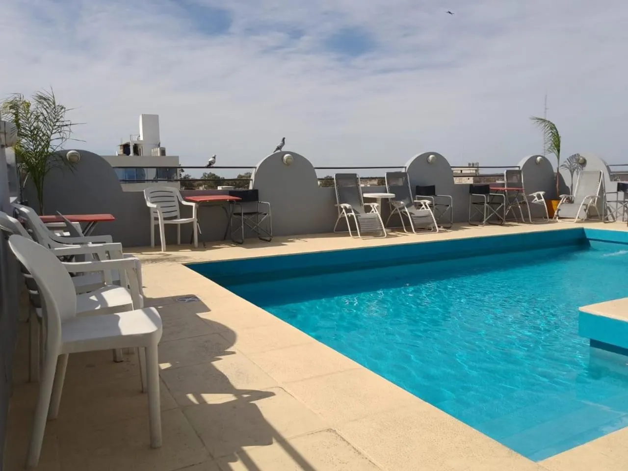 Pool view in Hotel Siglo Sexto