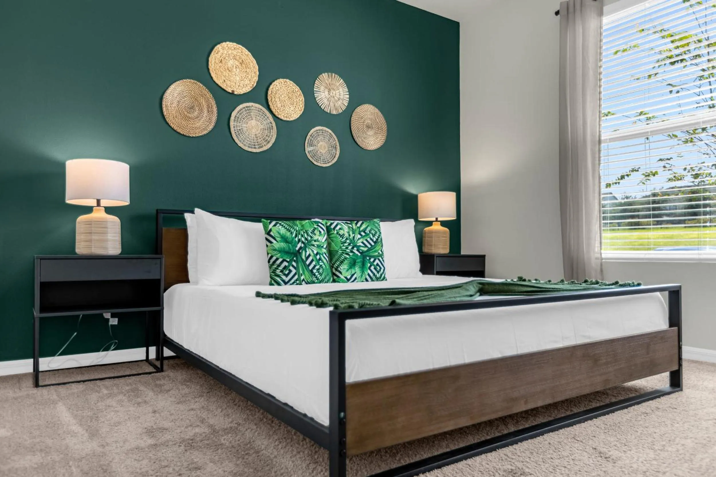 Bedroom, Bed in 4BR Home w Full Resort Access - Near Disney