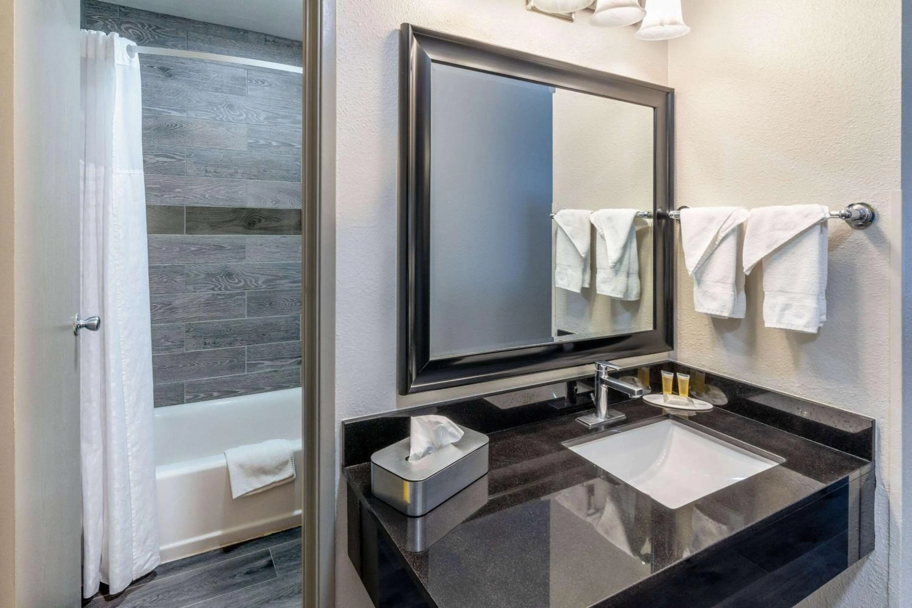 Bathroom in Days Inn by Wyndham Lamar