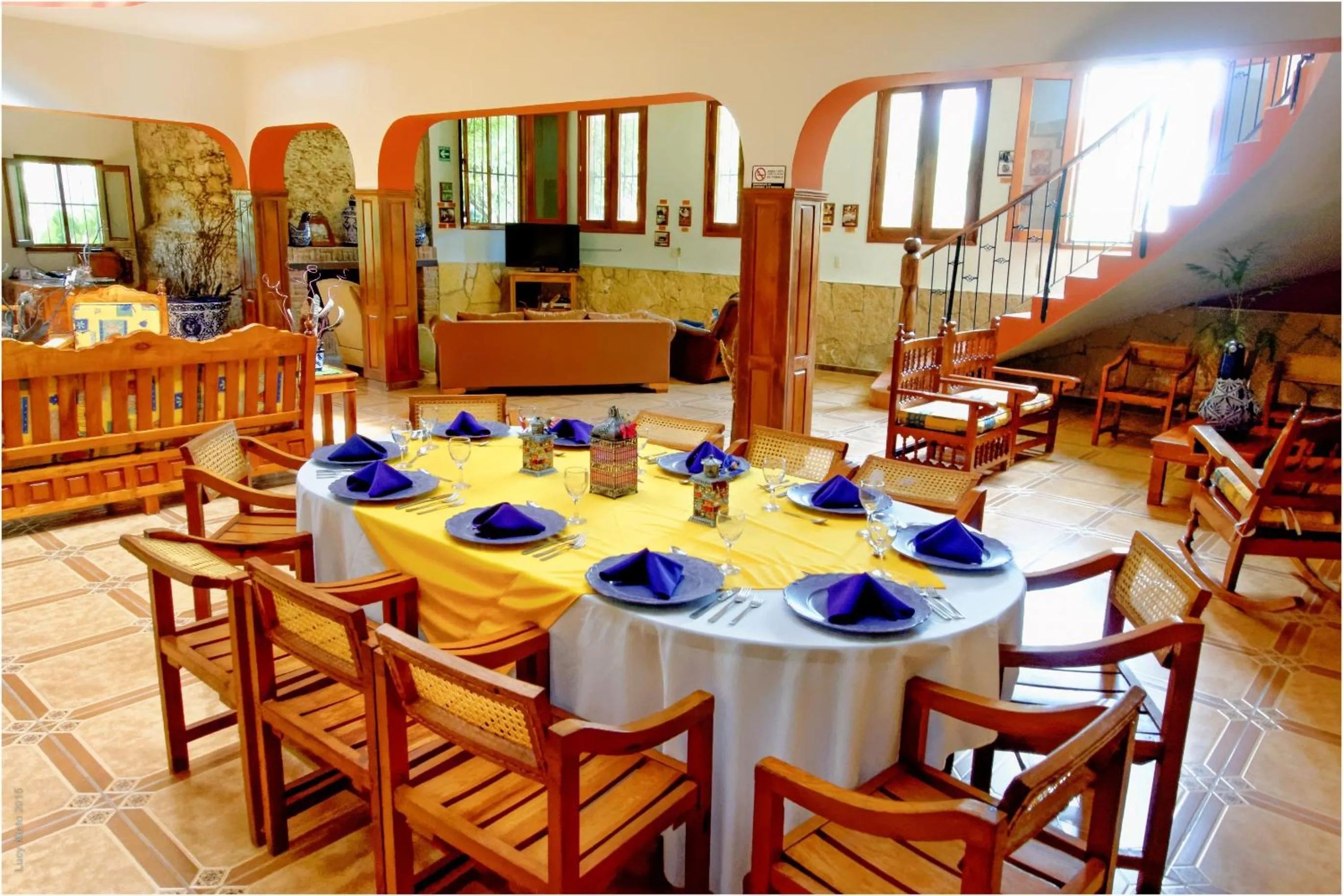 Dining area in El Molino Hotel Boutique