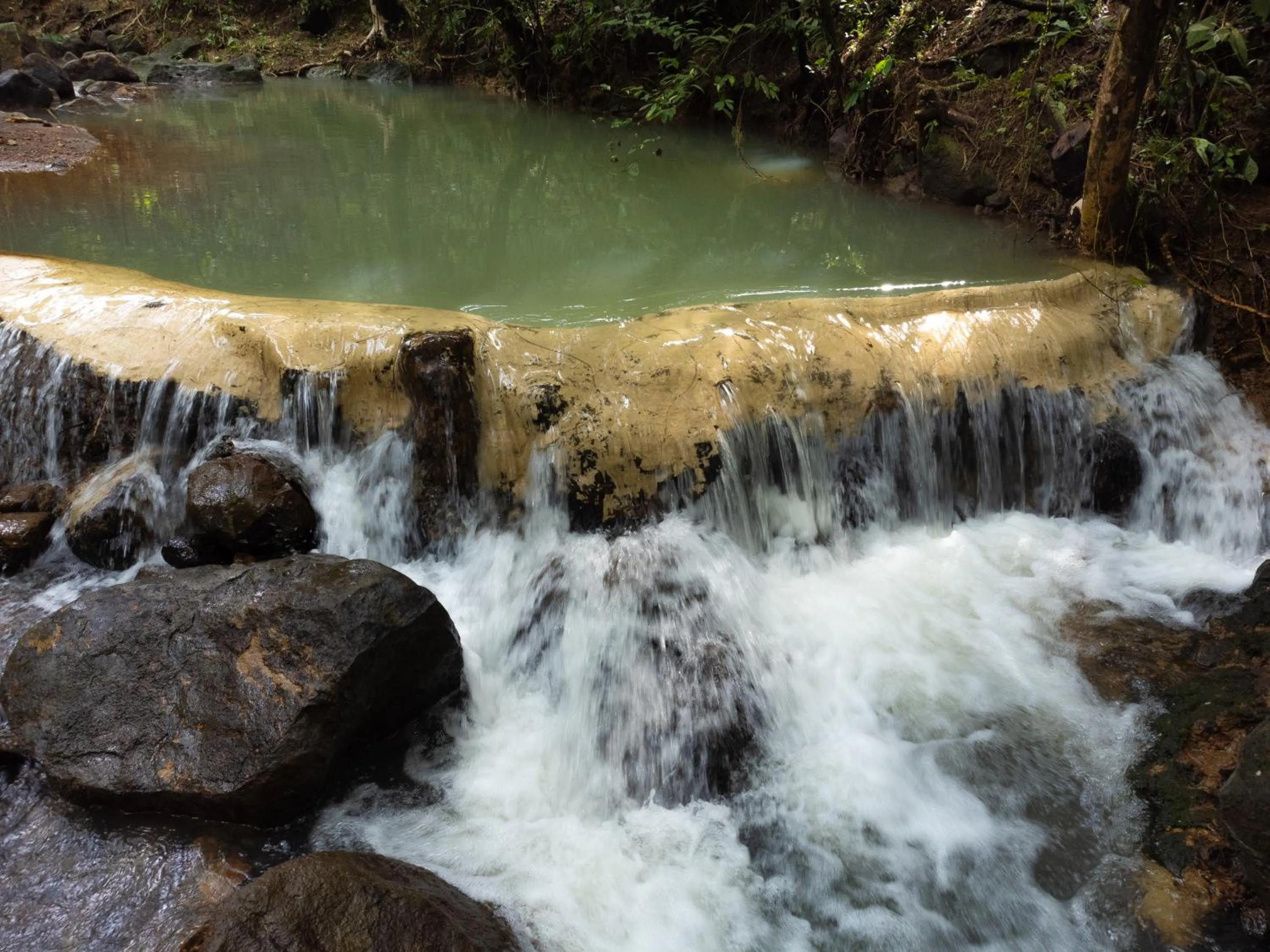 River view in Hotel Heliconias Nature Inn & Hot Springs