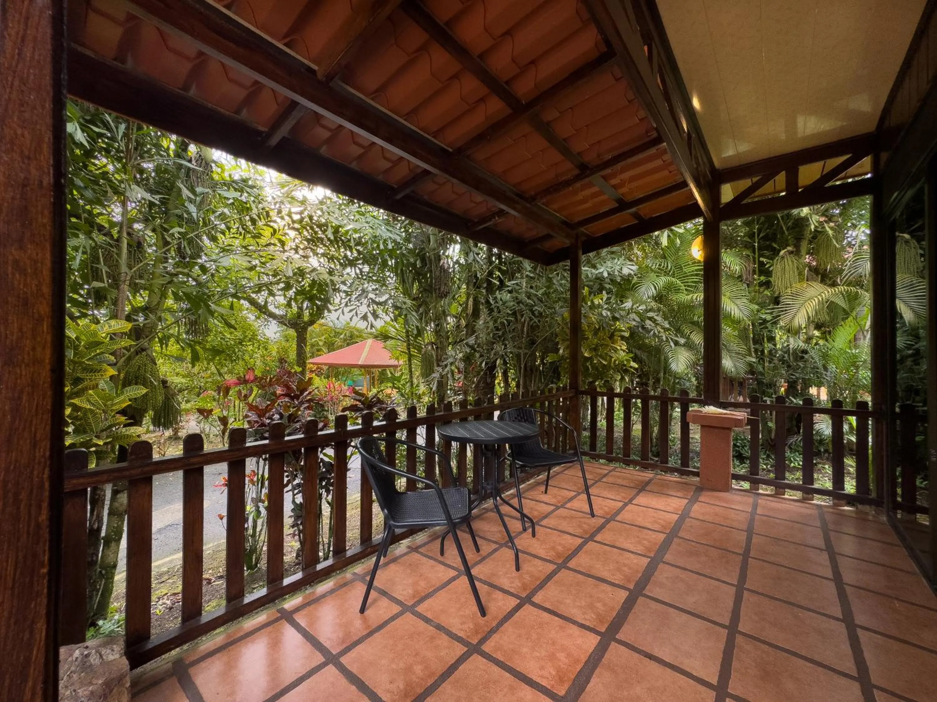 Balcony/Terrace in Hotel Heliconias Nature Inn & Hot Springs