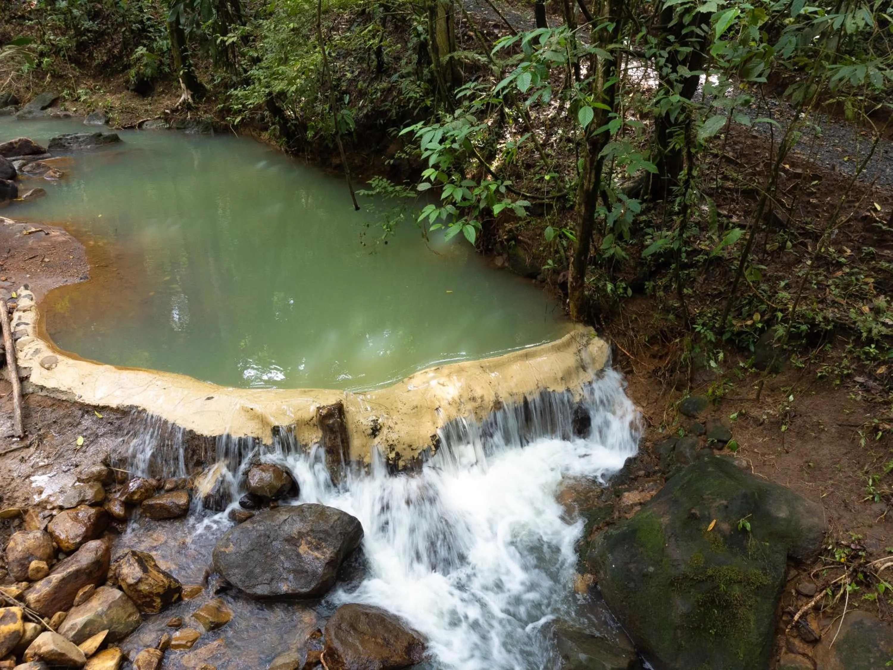 River view in Hotel Heliconias Nature Inn & Hot Springs