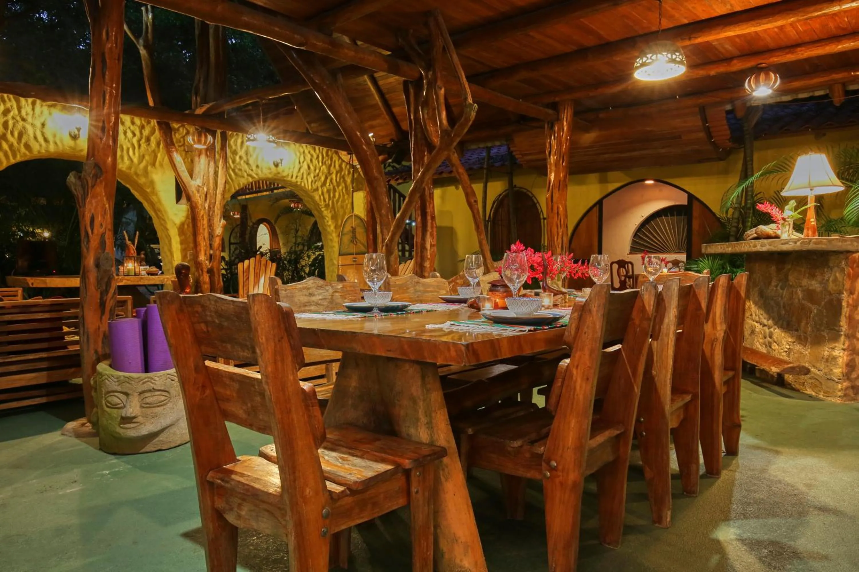 Communal lounge/ TV room in Nosara Sunrise Bed and Breakfast