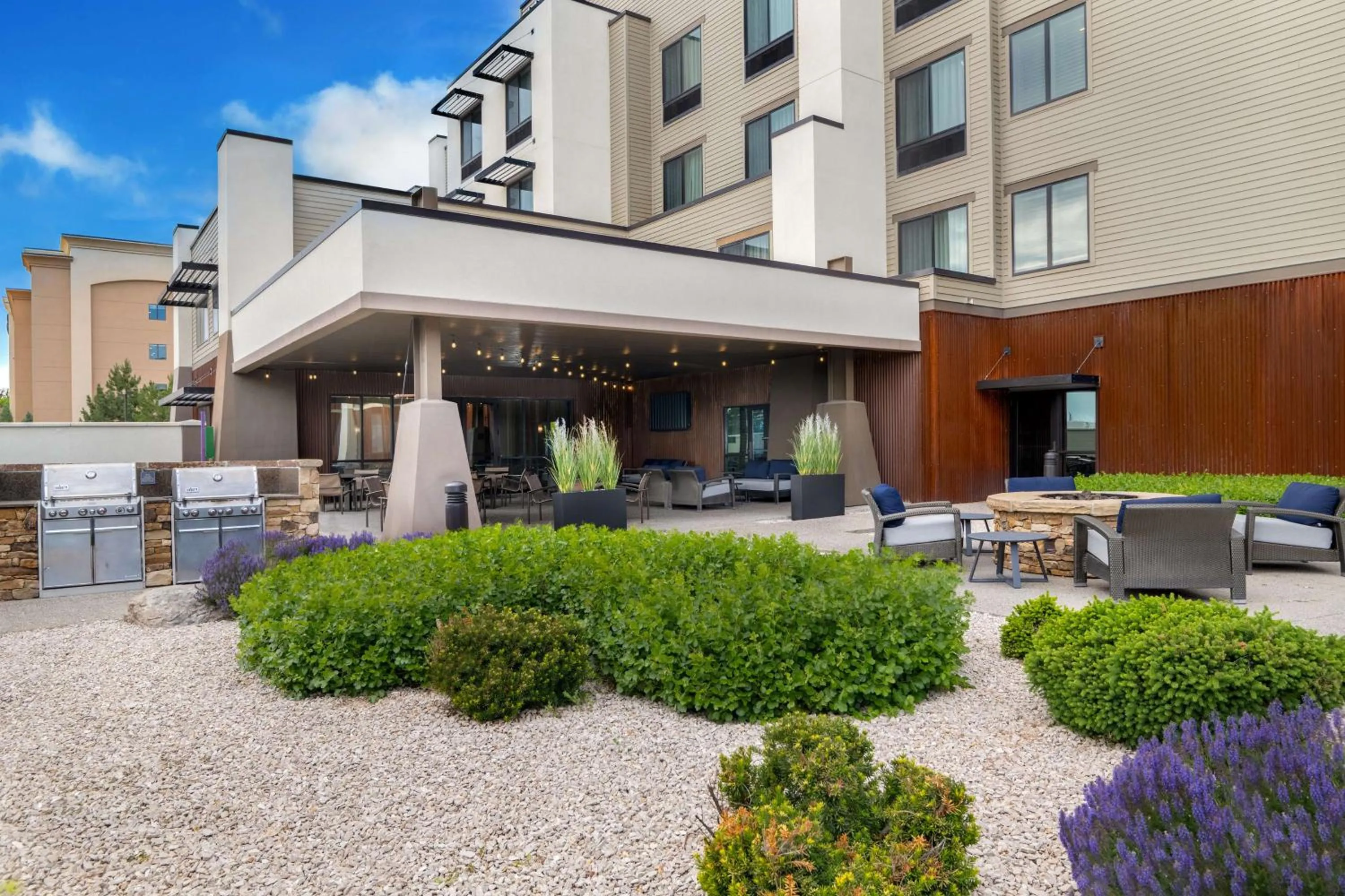 Patio in Homewood Suites by Hilton Billings