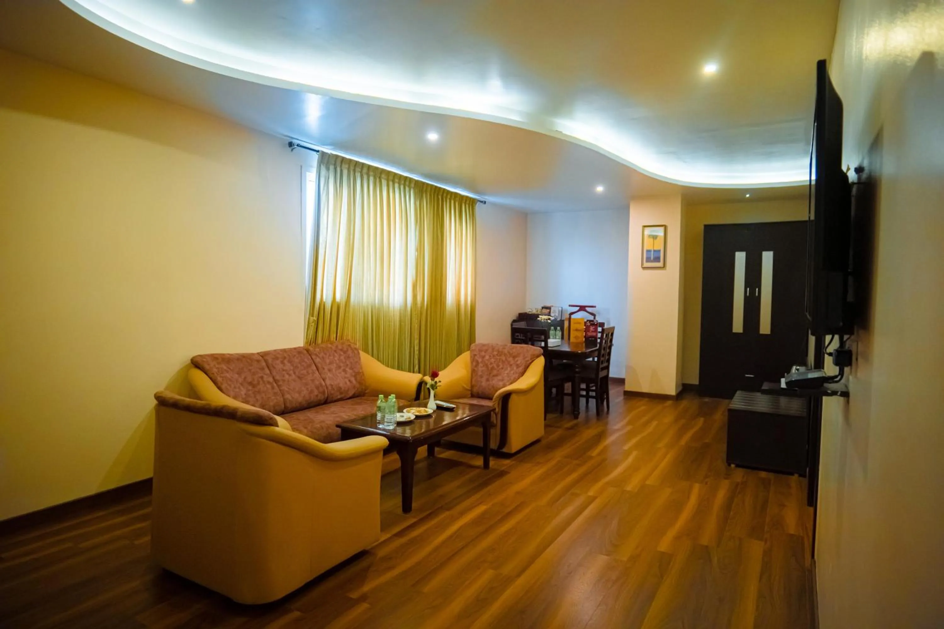 Living room in Poppys Hotel Madurai