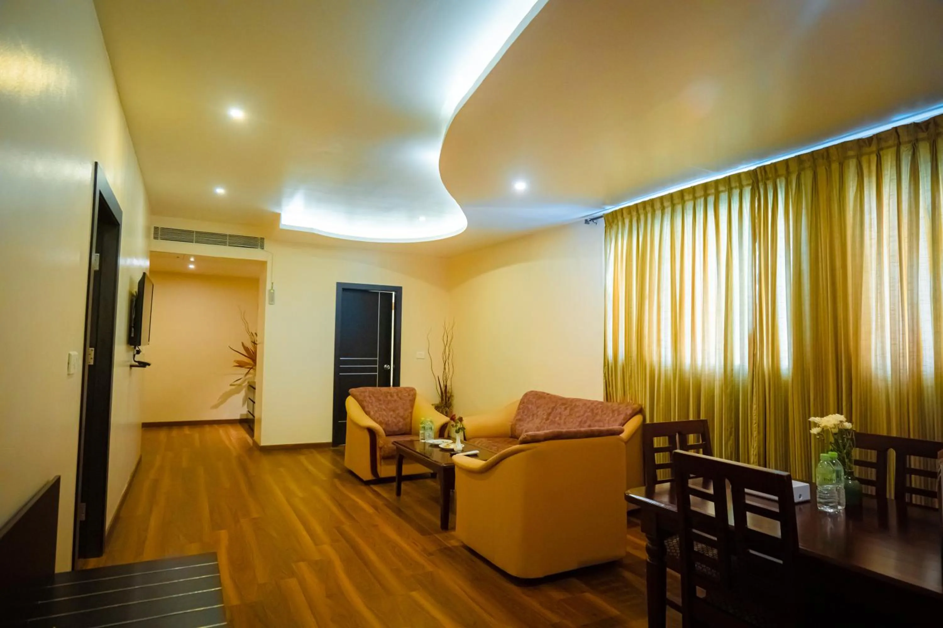 Living room in Poppys Hotel Madurai