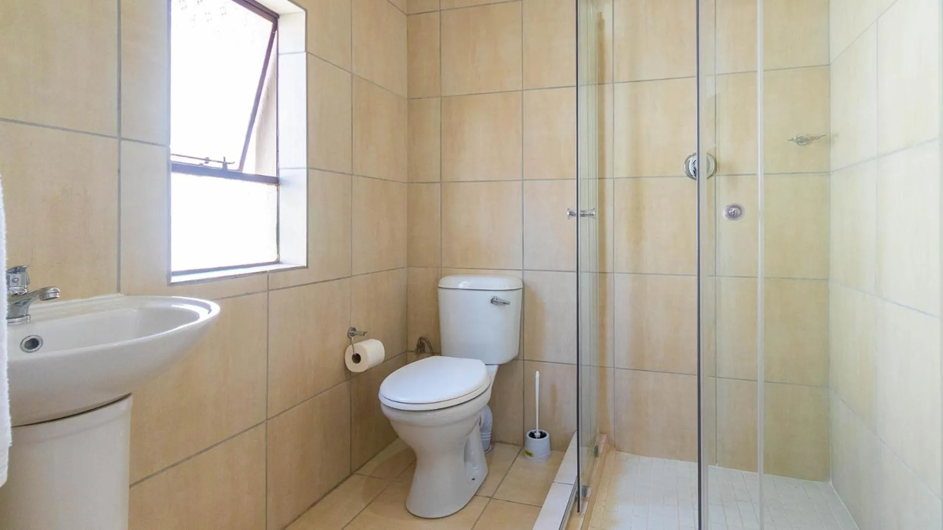 Shower in Meredale Lodge