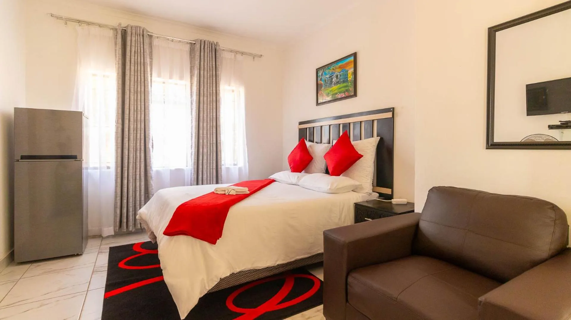 Bed in Meredale Lodge