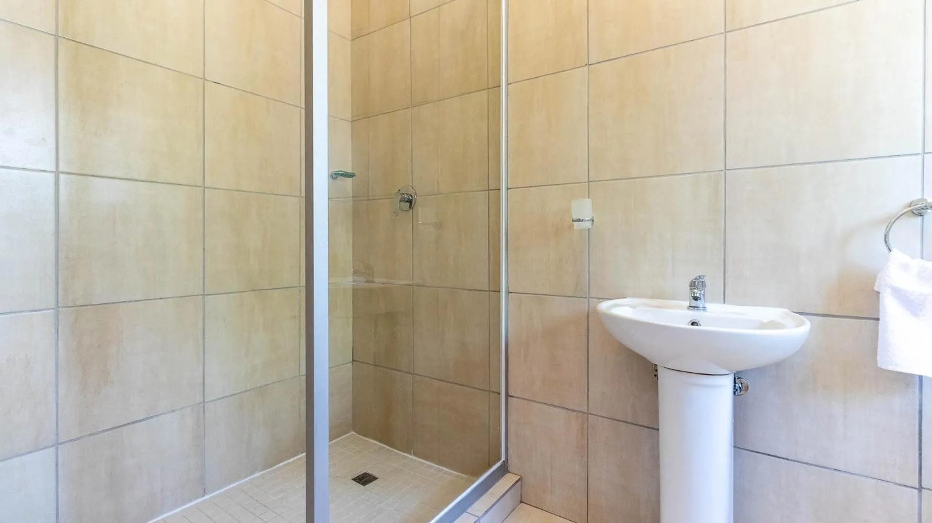 Shower in Meredale Lodge